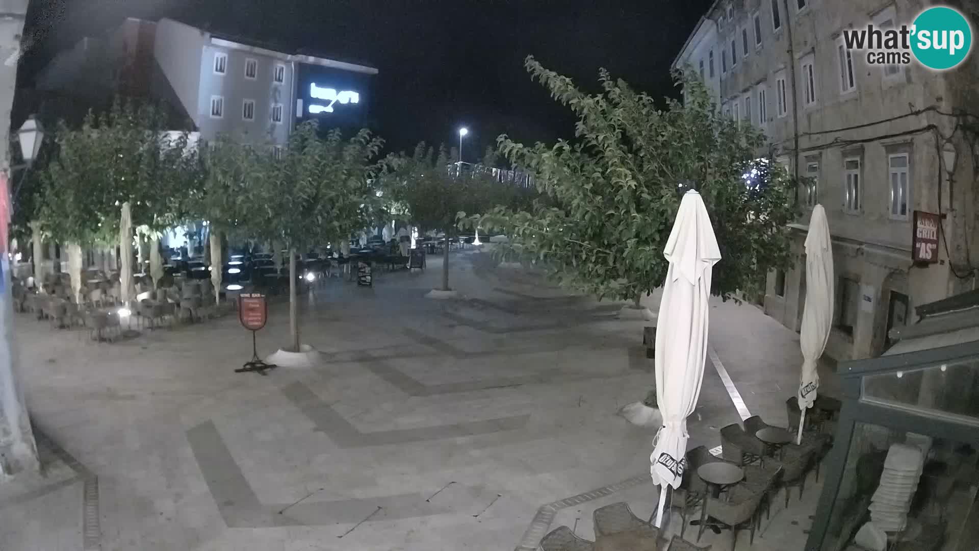 Center of Senj city – Pavlin square – Live Cam Dalmatia