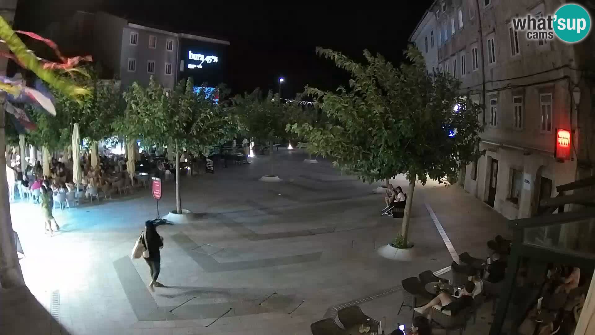 Center of Senj city – Pavlin square – Live Cam Dalmatia