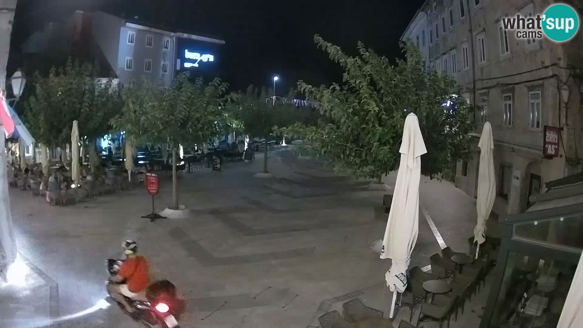 Centre de la ville de Senj – Place Pavlin – Live Cam Dalmatie