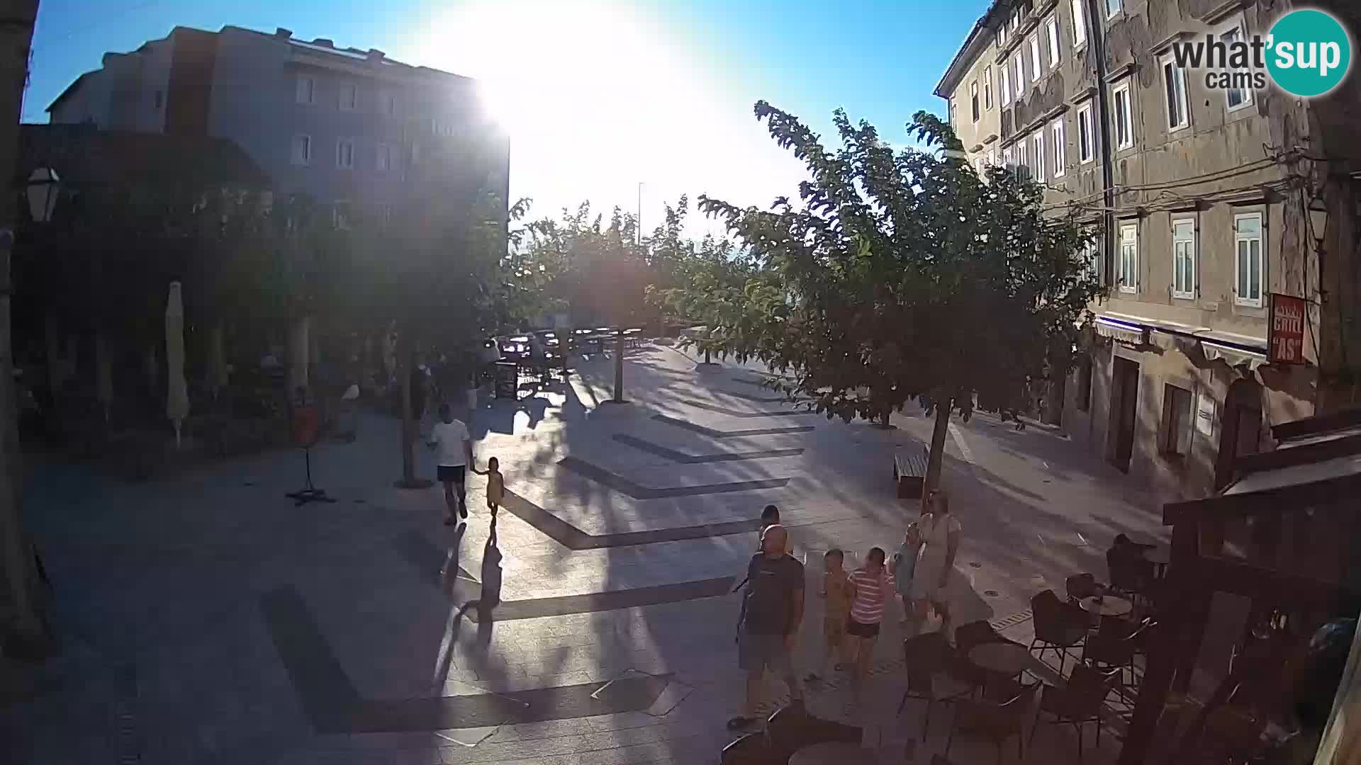 Centre de la ville de Senj – Place Pavlin – Live Cam Dalmatie