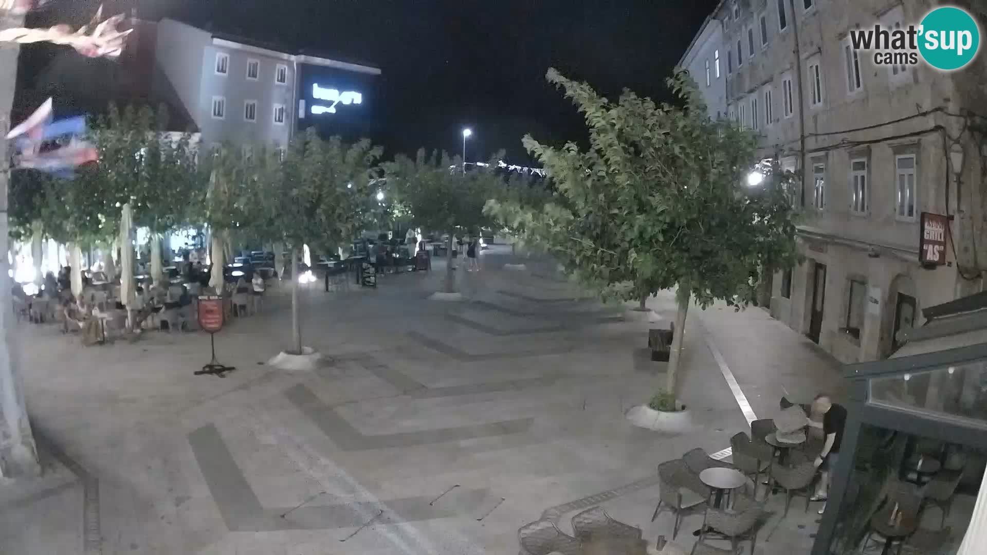Centre de la ville de Senj – Place Pavlin – Live Cam Dalmatie
