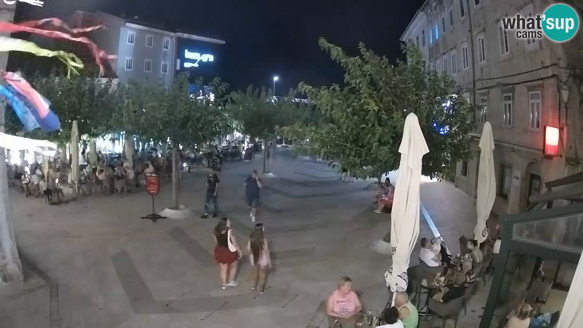 Center of Senj city – Pavlin square – Live Cam Dalmatia