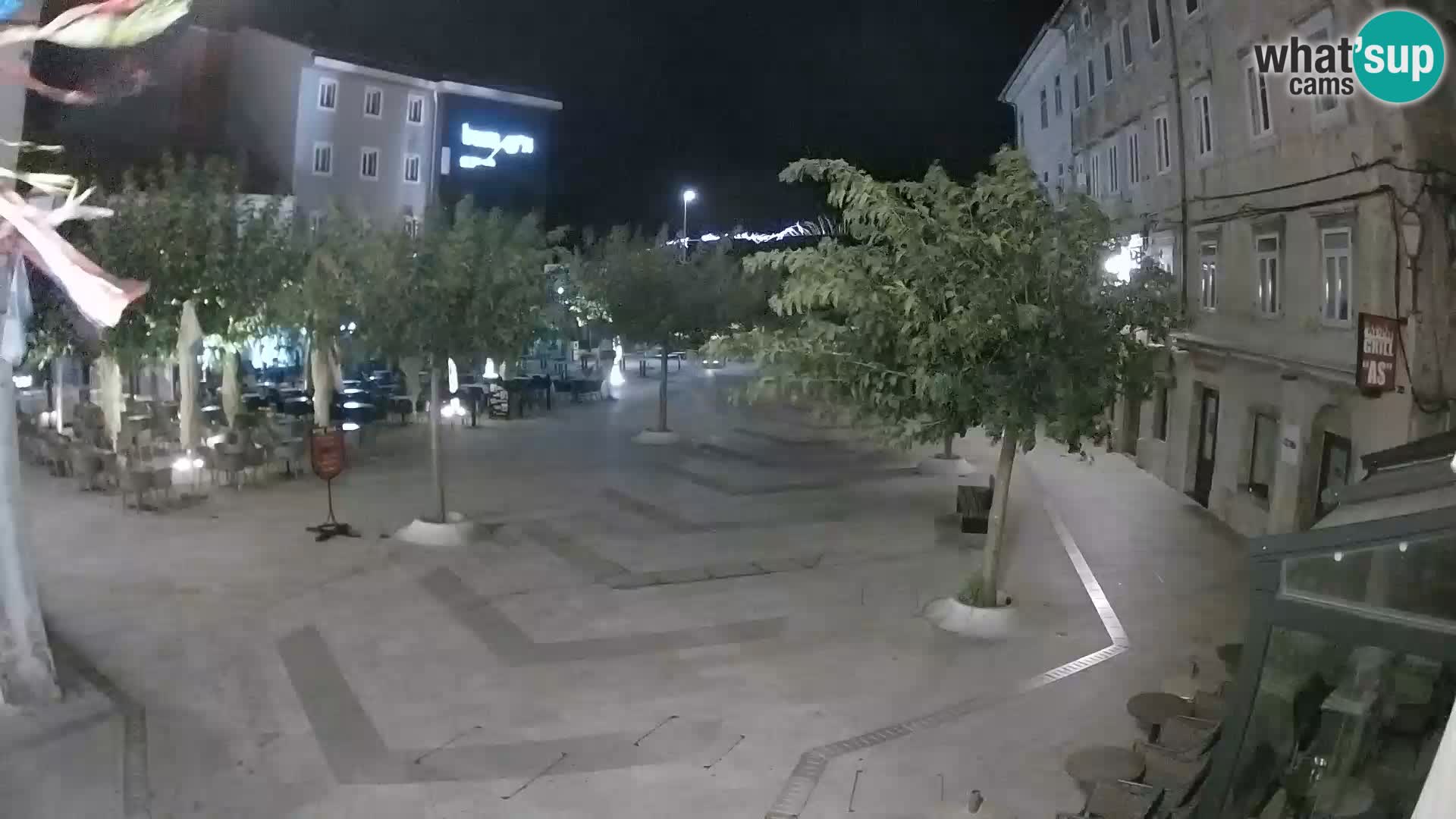 Center of Senj city – Pavlin square – Live Cam Dalmatia