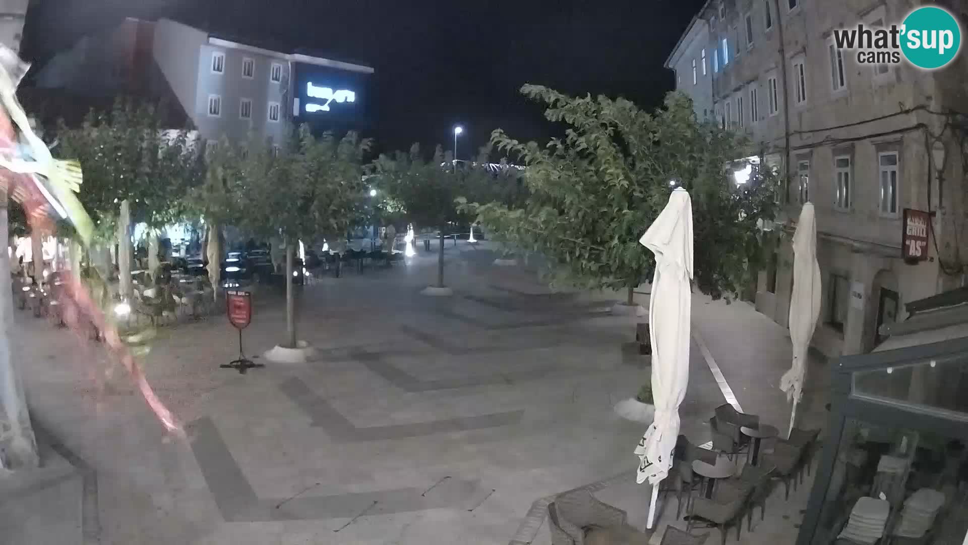 Center of Senj city – Pavlin square – Live Cam Dalmatia