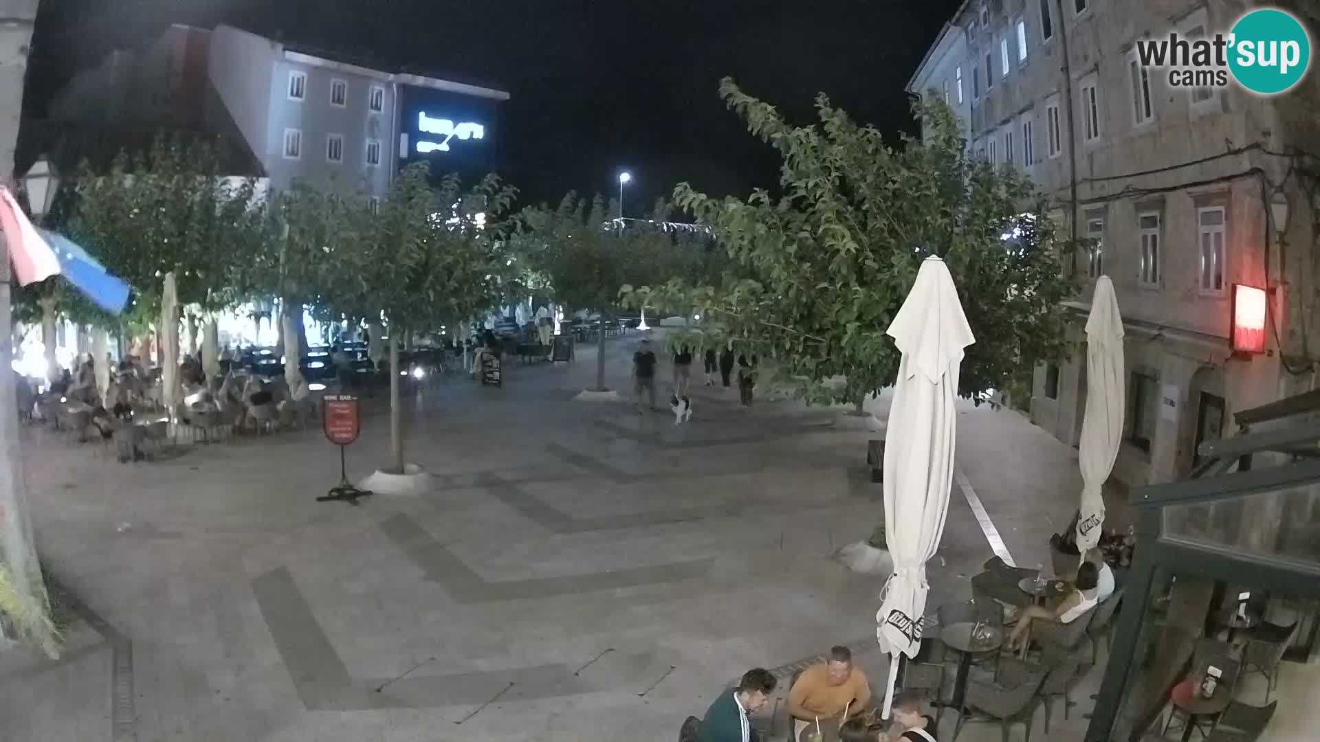 Center of Senj city – Pavlin square – Live Cam Dalmatia