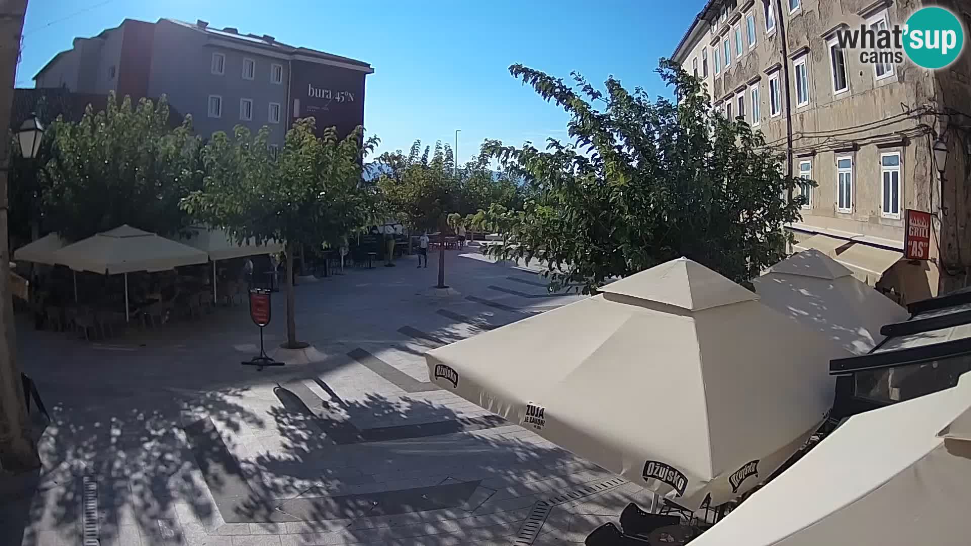 Center of Senj city – Pavlin square – Live Cam Dalmatia