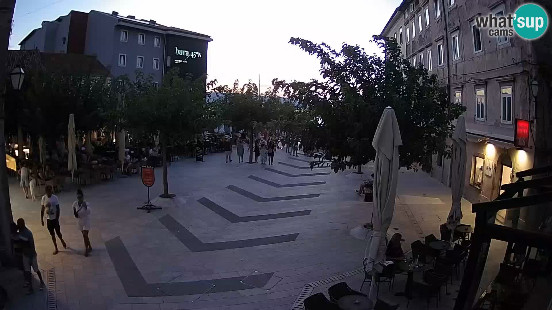 Center of Senj city – Pavlin square – Live Cam Dalmatia