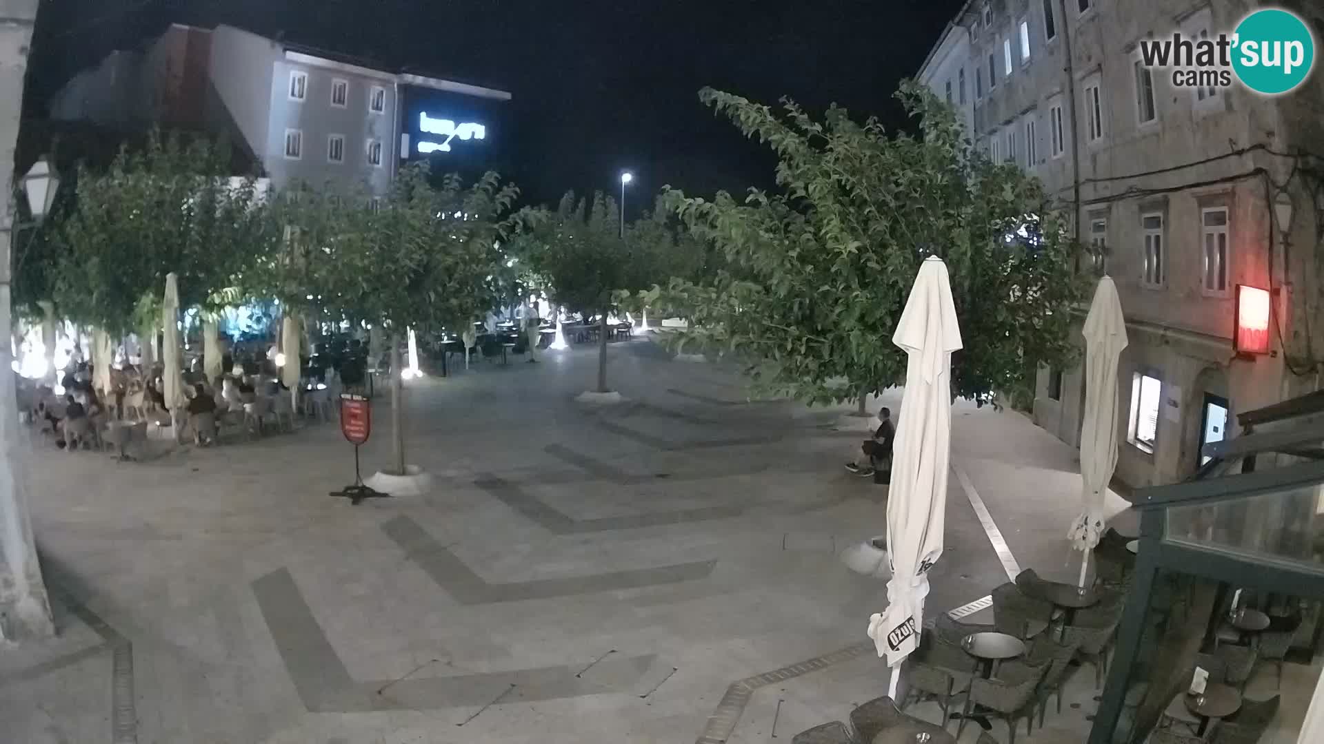 Centro della città di Senj – Piazza Pavlin – Live Cam Dalmazia