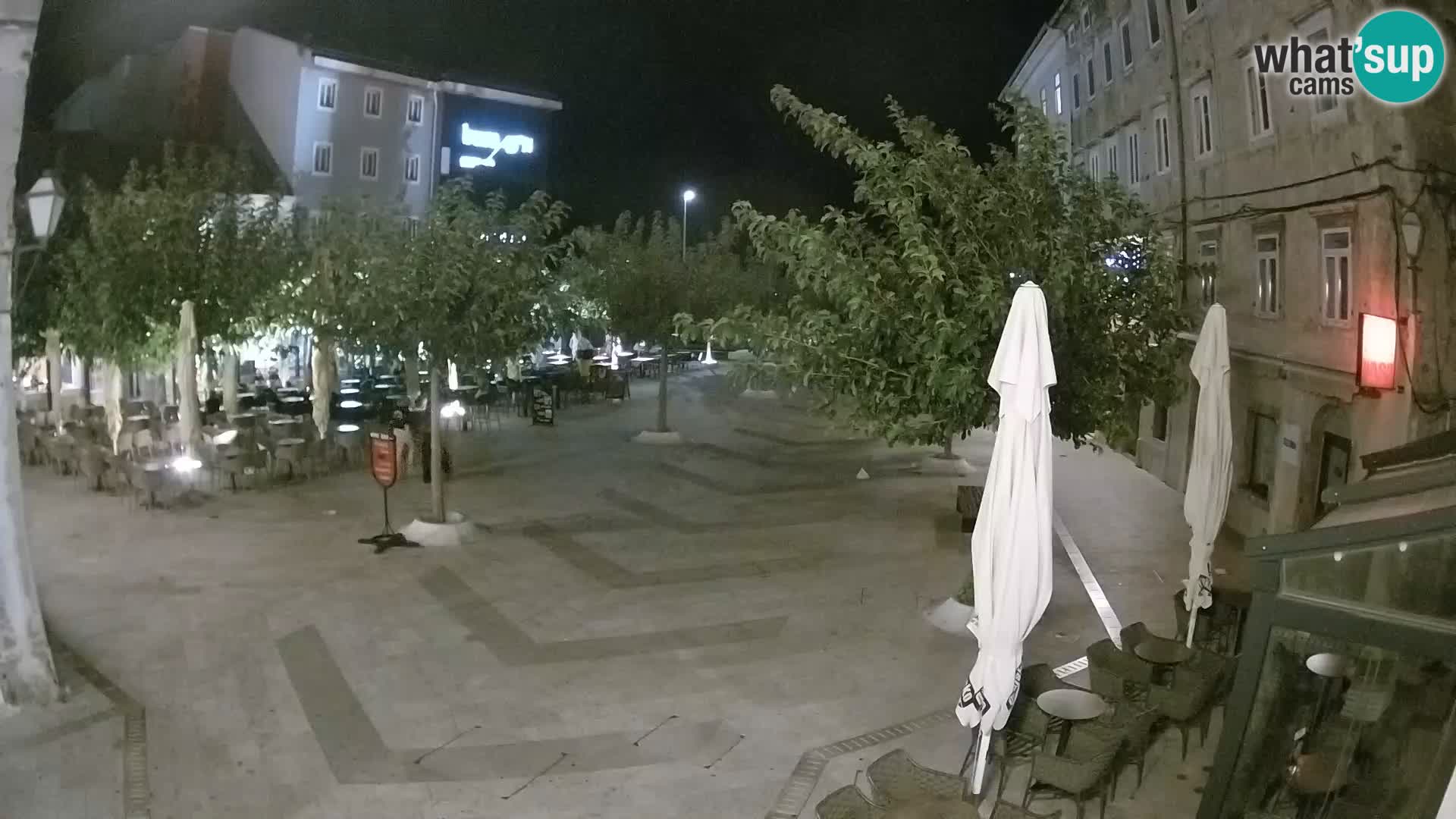 Center of Senj city – Pavlin square – Live Cam Dalmatia