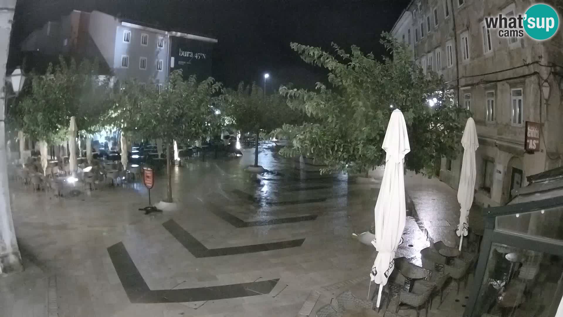 Center of Senj city – Pavlin square – Live Cam Dalmatia
