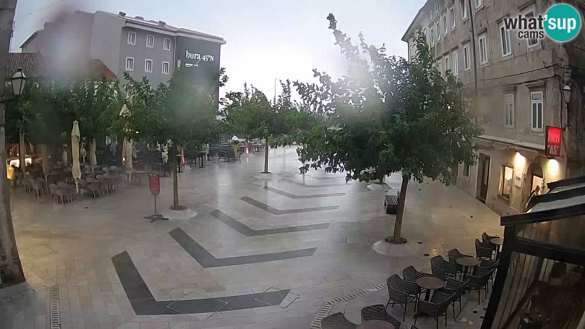 Center of Senj city – Pavlin square – Live Cam Dalmatia