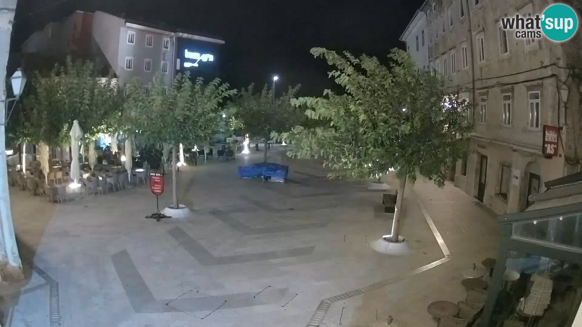 Centre de la ville de Senj – Place Pavlin – Live Cam Dalmatie