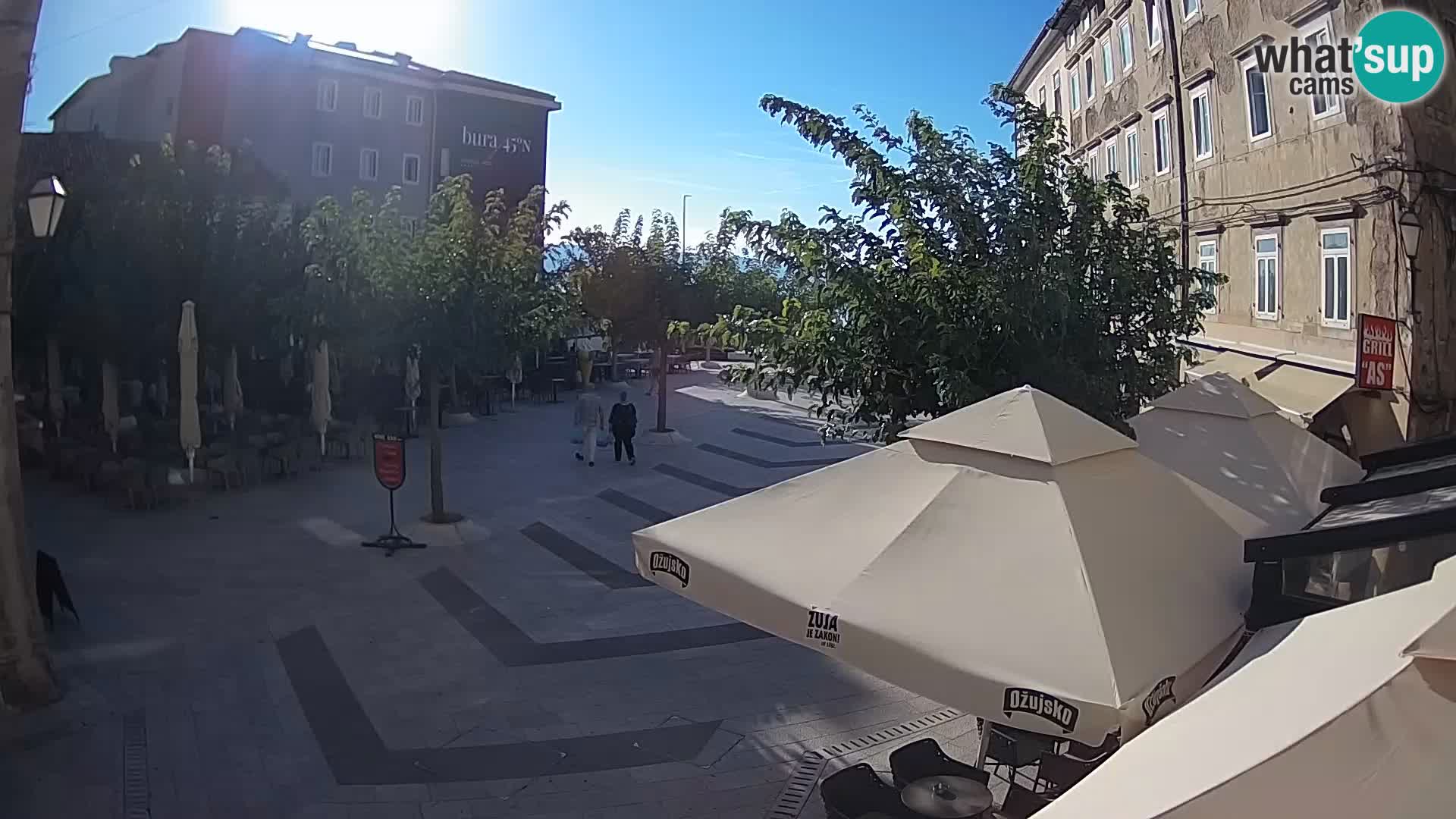 Center of Senj city – Pavlin square – Live Cam Dalmatia
