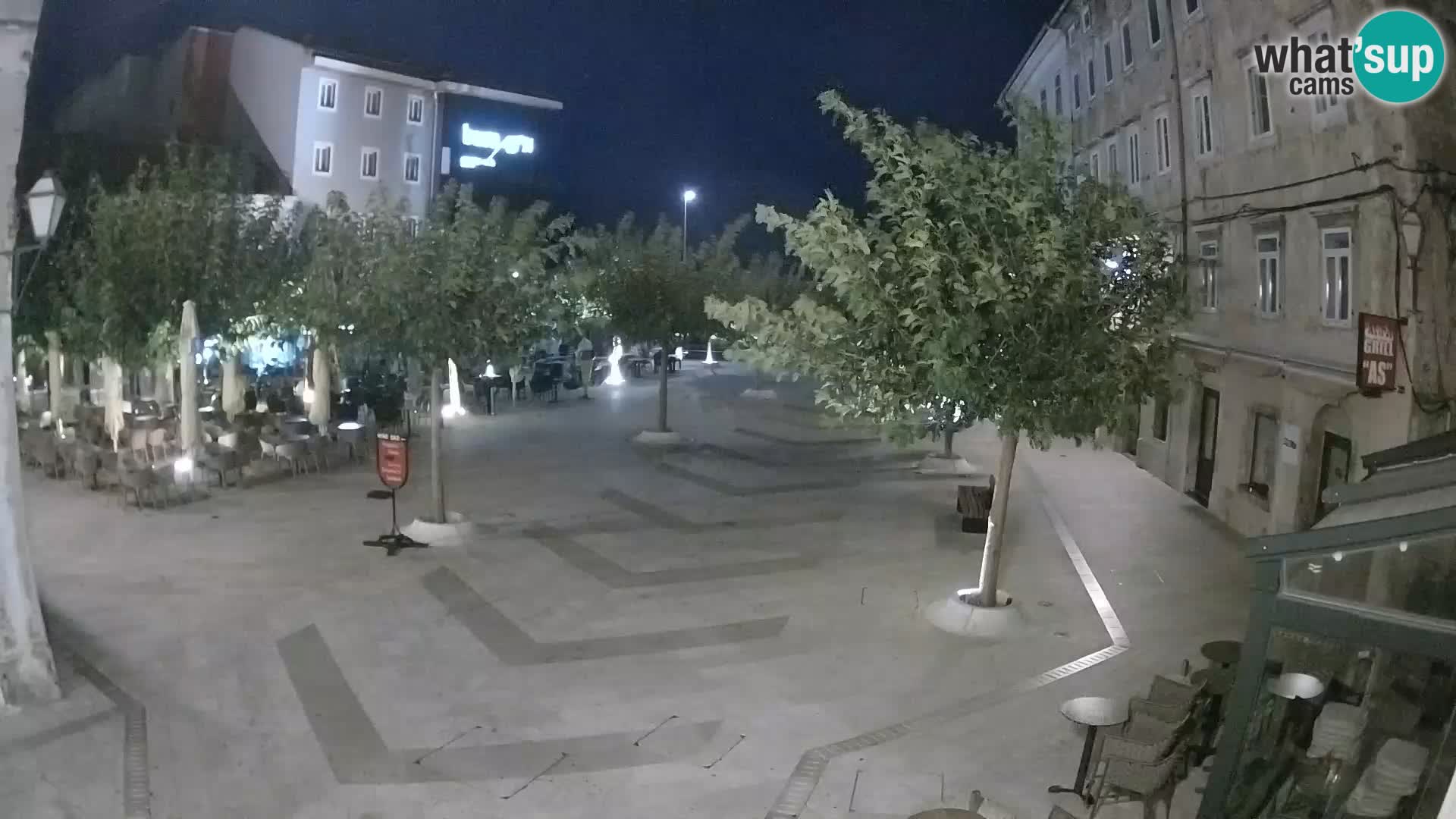 Center of Senj city – Pavlin square – Live Cam Dalmatia