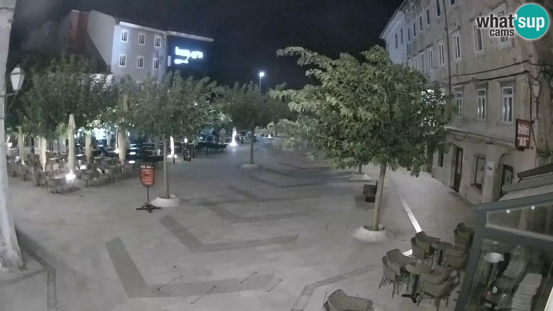 Centre de la ville de Senj – Place Pavlin – Live Cam Dalmatie