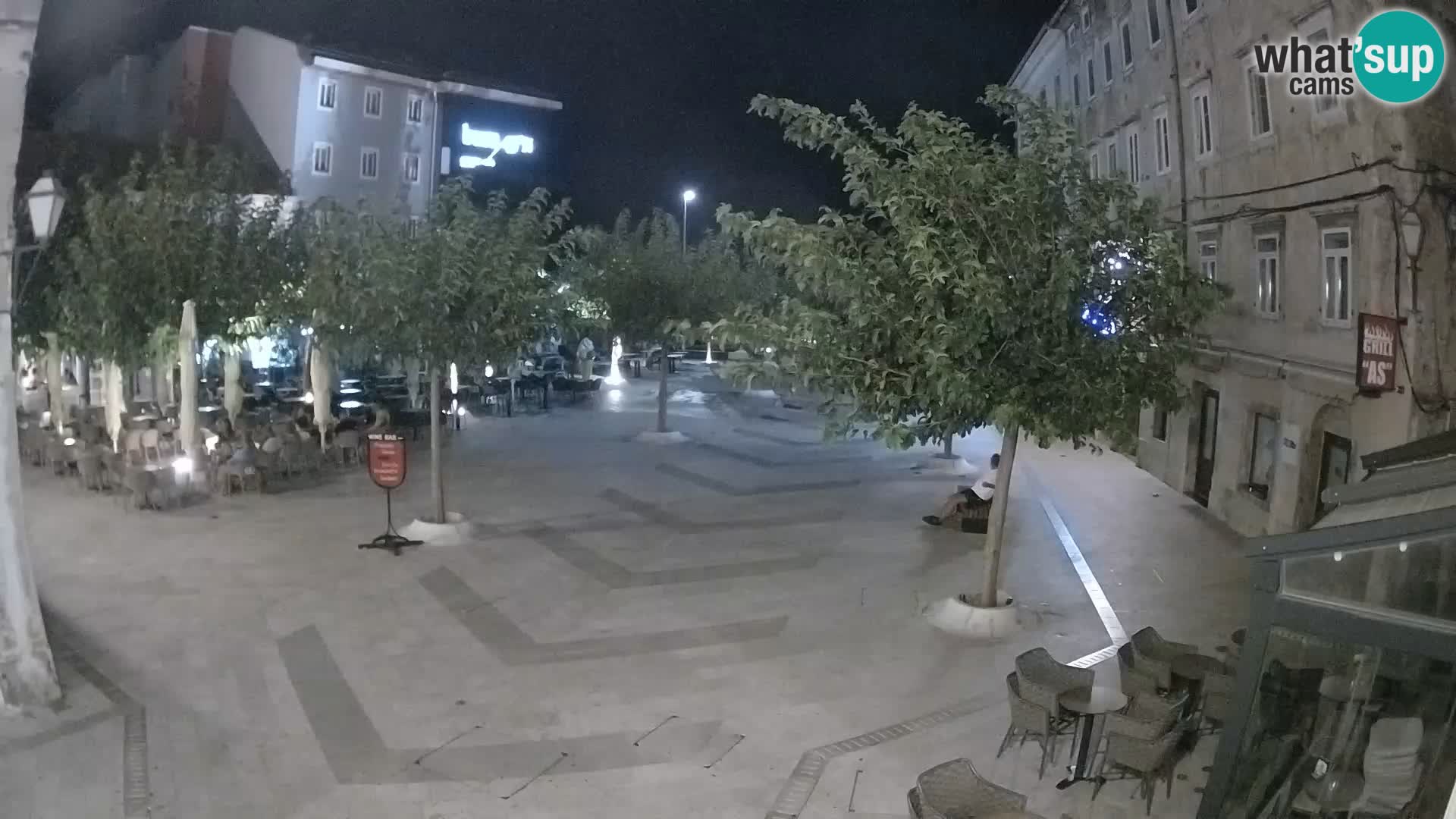 Center of Senj city – Pavlin square – Live Cam Dalmatia