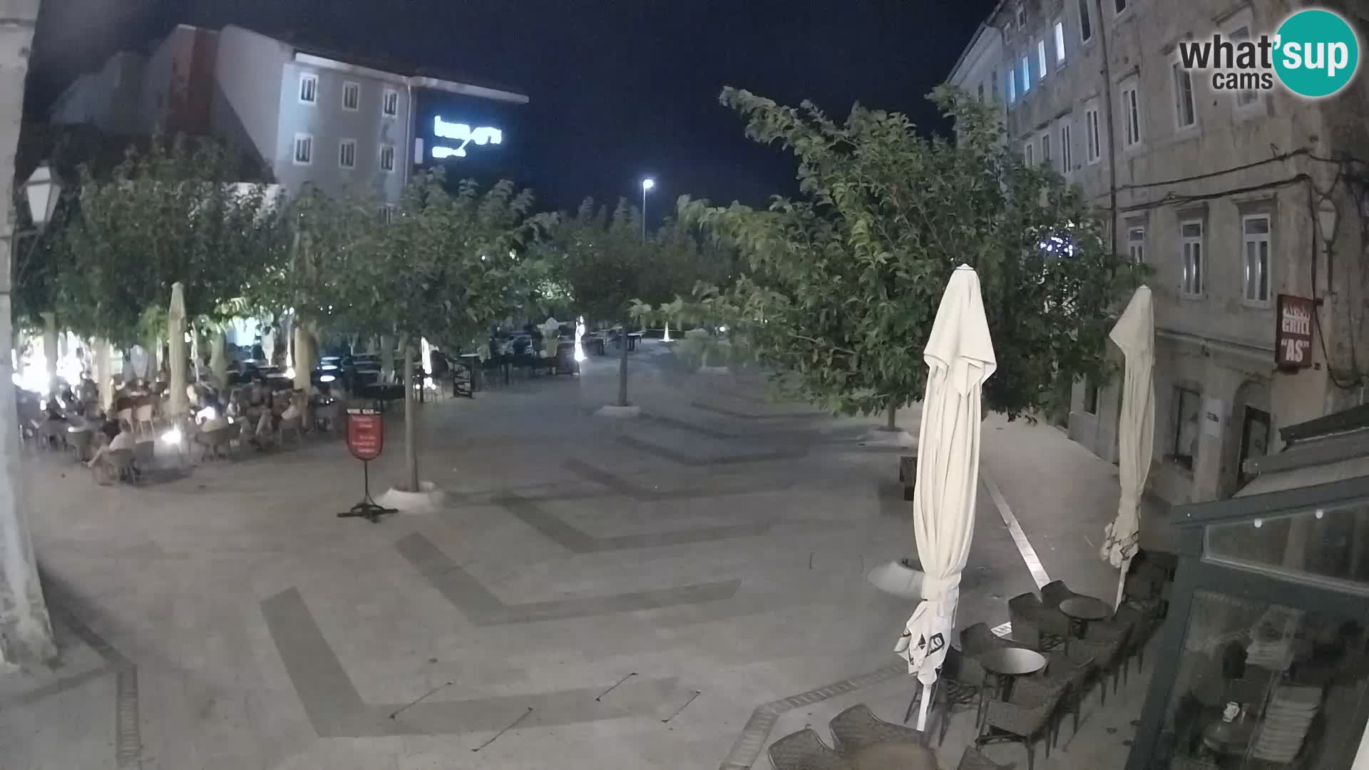 Centro della città di Senj – Piazza Pavlin – Live Cam Dalmazia