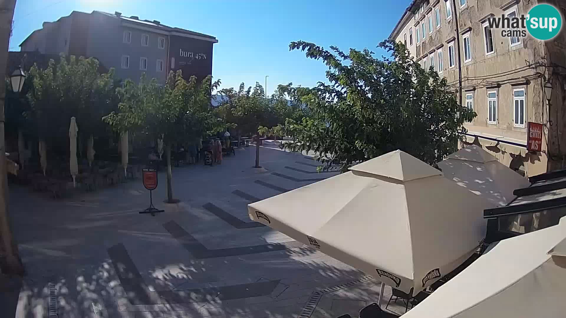 Center of Senj city – Pavlin square – Live Cam Dalmatia