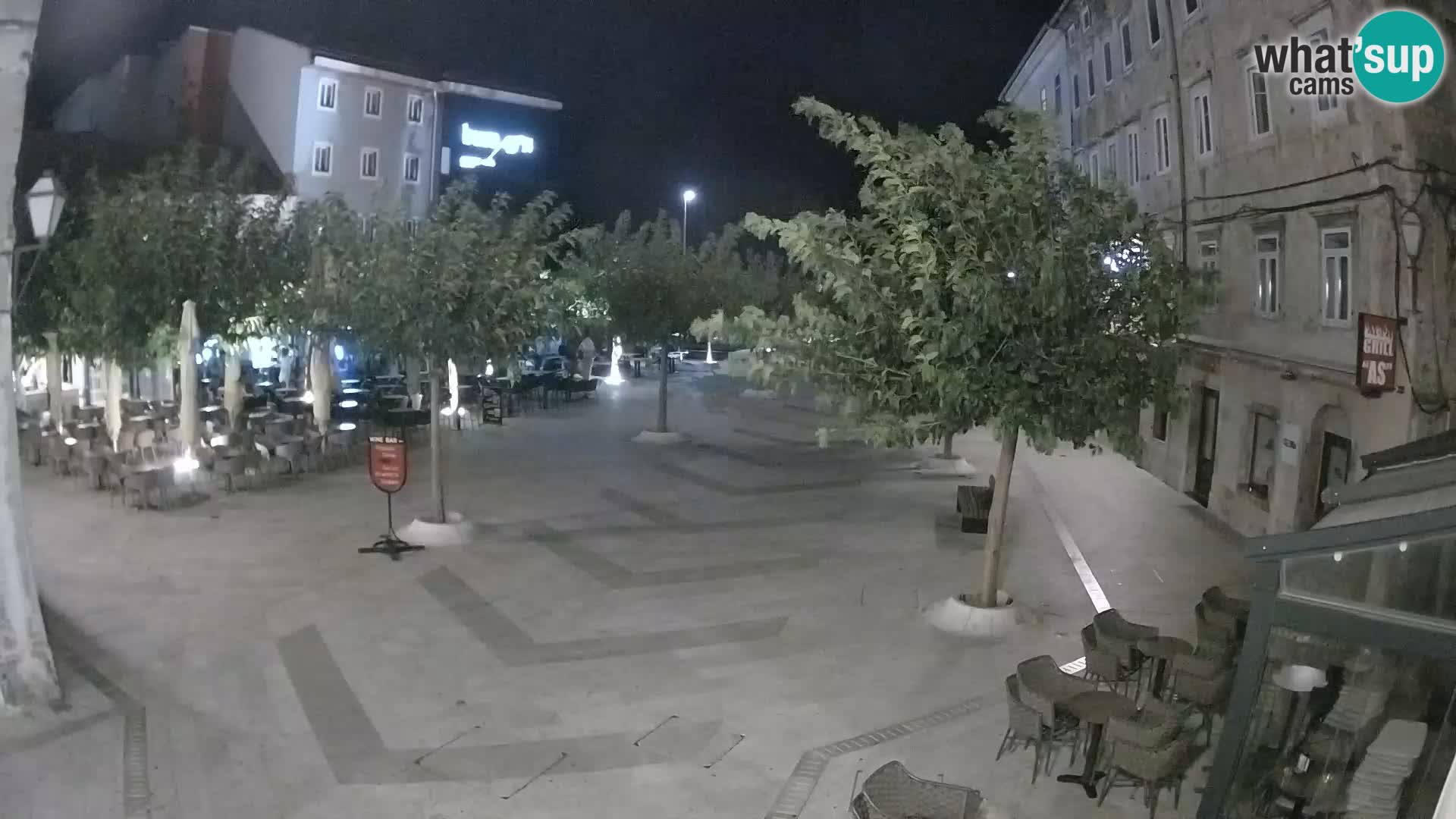 Center mesta Senj – Pavlinski trg – spletne kamere Dalmacija