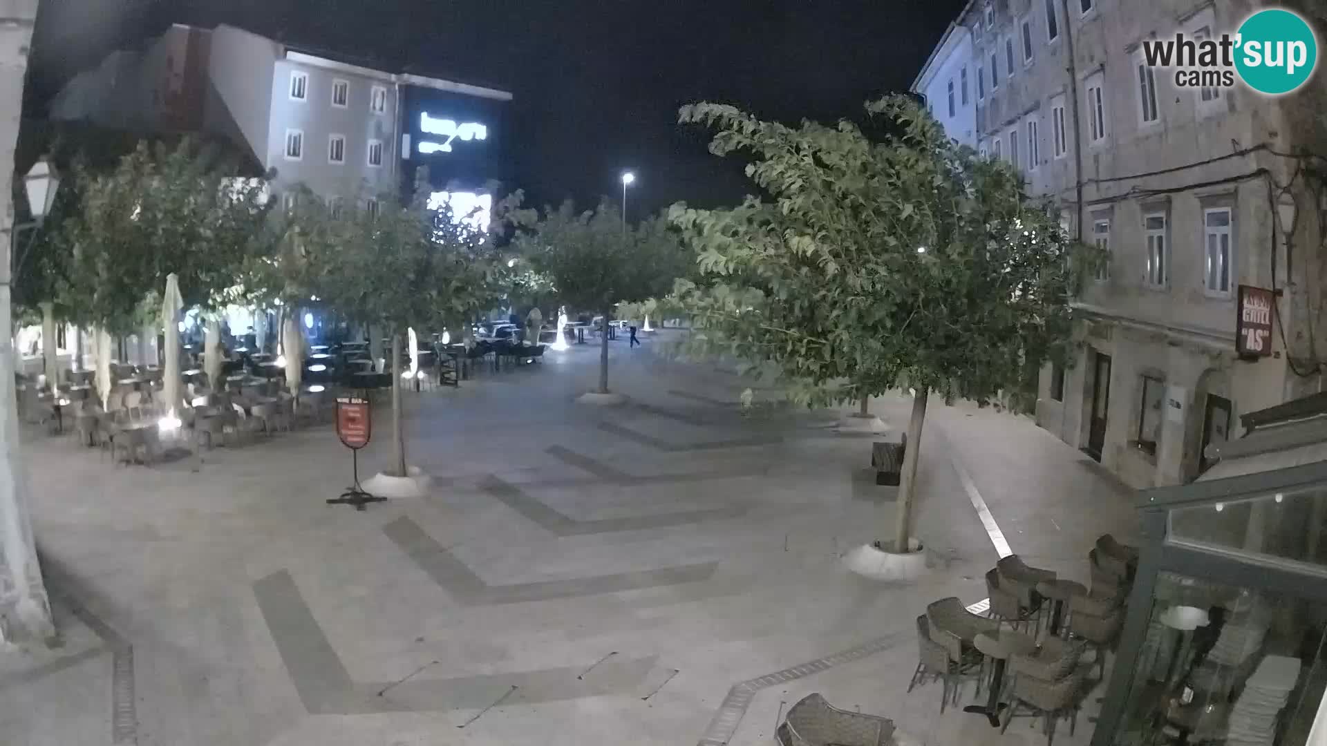 Center mesta Senj – Pavlinski trg – spletne kamere Dalmacija