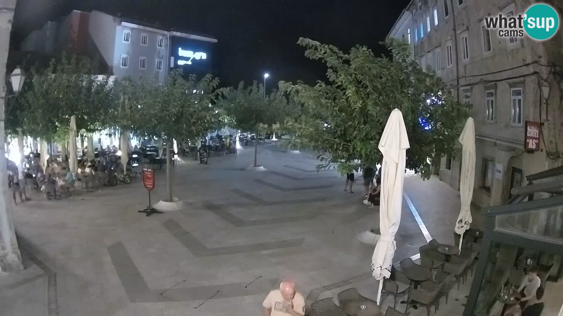 Centre de la ville de Senj – Place Pavlin – Live Cam Dalmatie