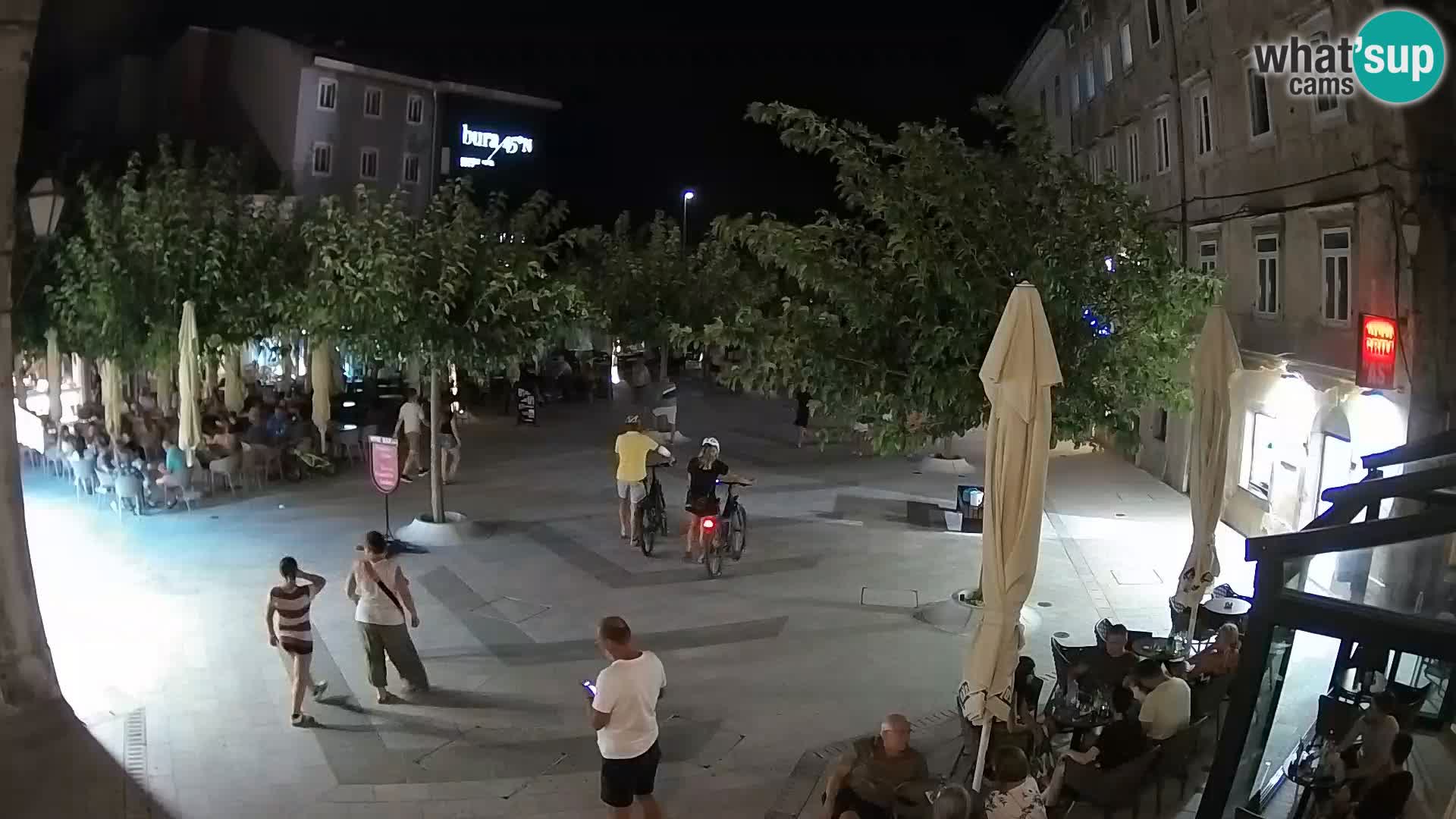 Center of Senj city – Pavlin square – Live Cam Dalmatia