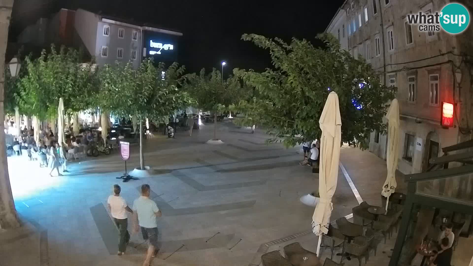 Center of Senj city – Pavlin square – Live Cam Dalmatia