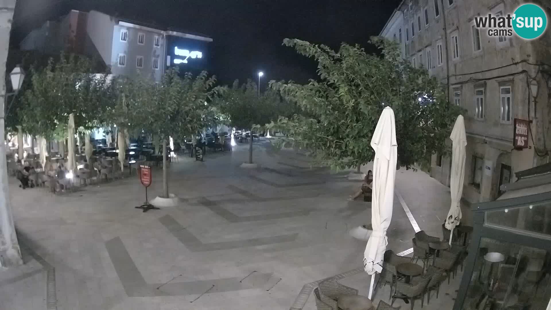 Centre de la ville de Senj – Place Pavlin – Live Cam Dalmatie