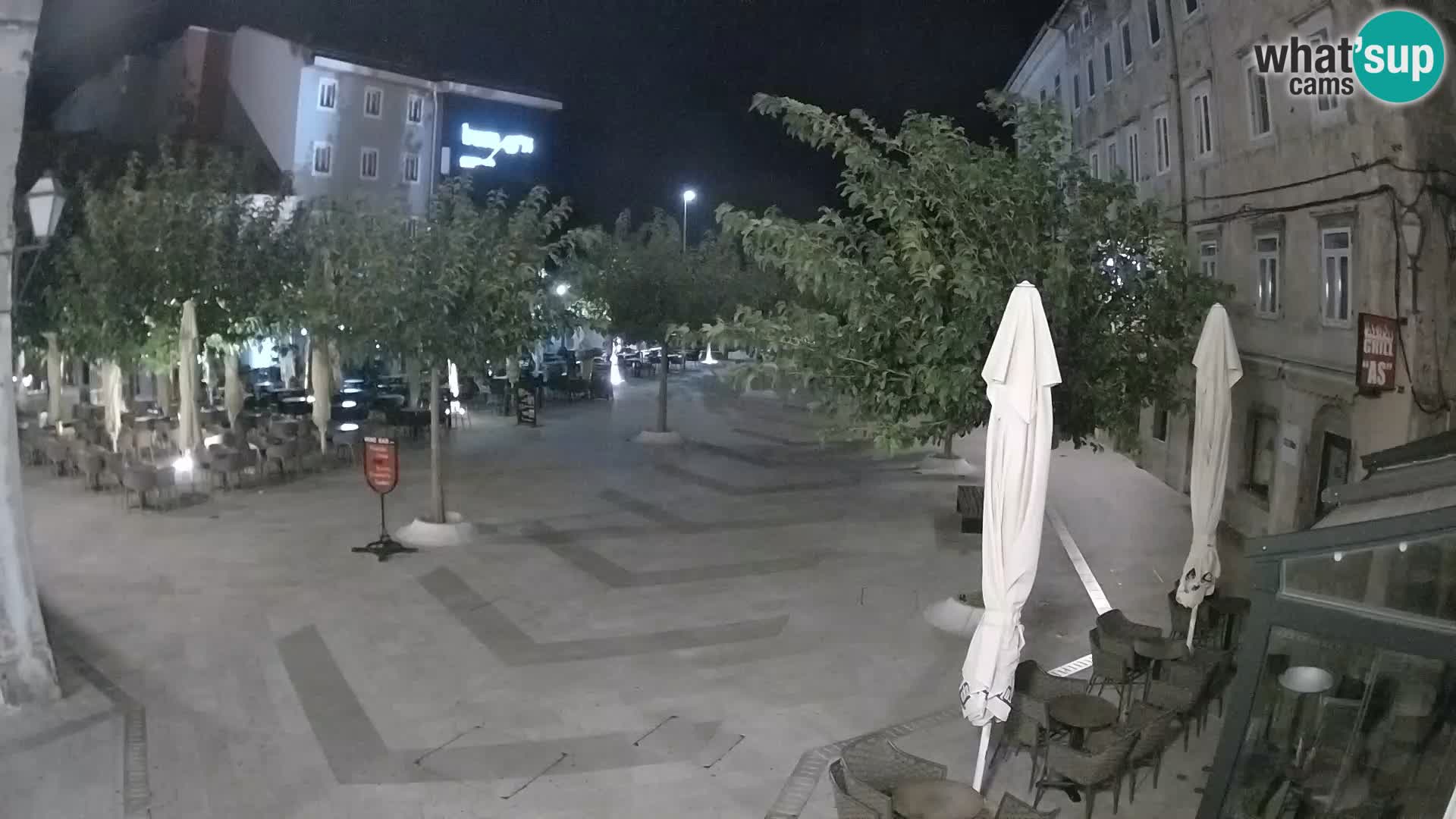 Centro della città di Senj – Piazza Pavlin – Live Cam Dalmazia