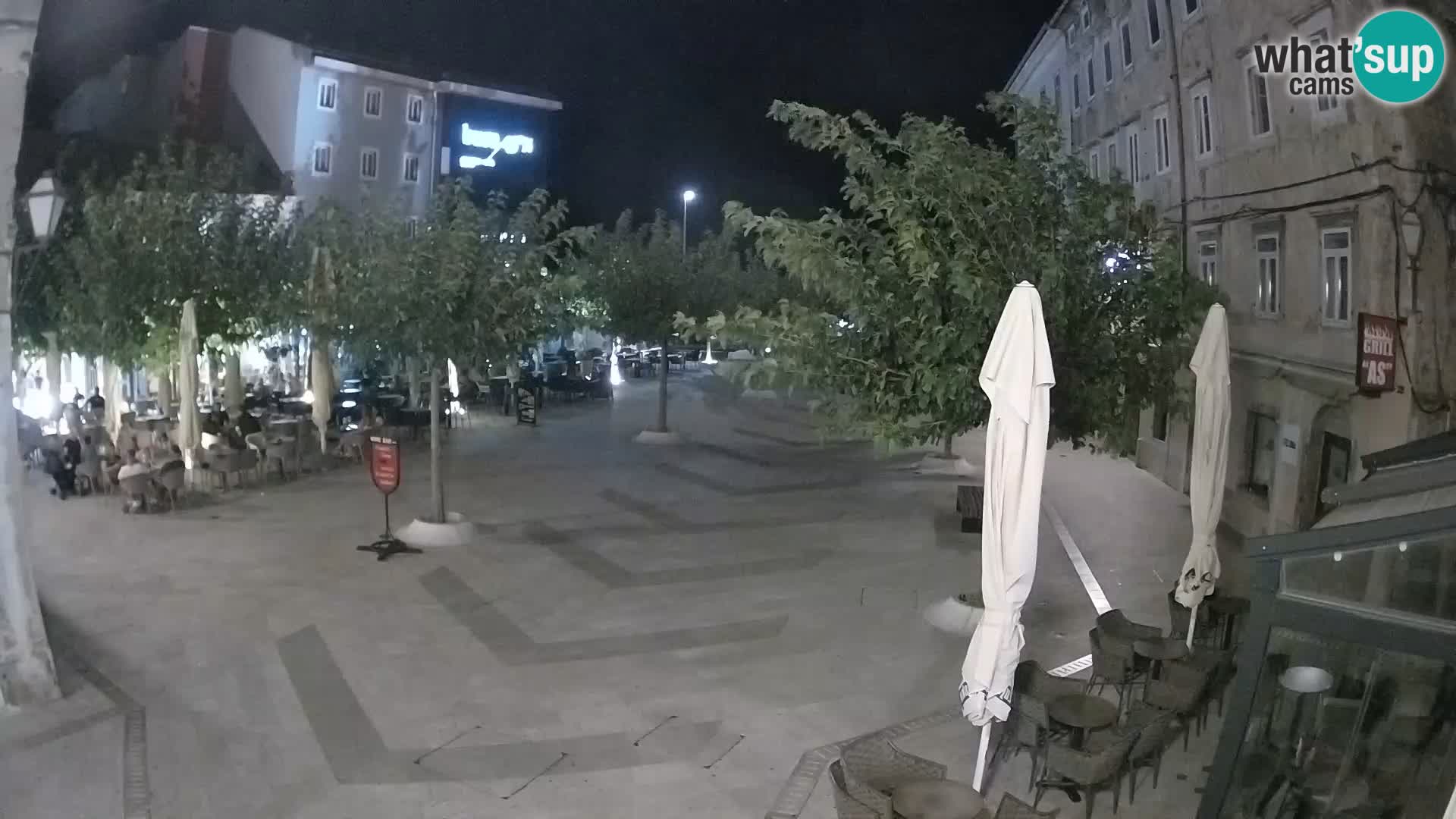Centre de la ville de Senj – Place Pavlin – Live Cam Dalmatie