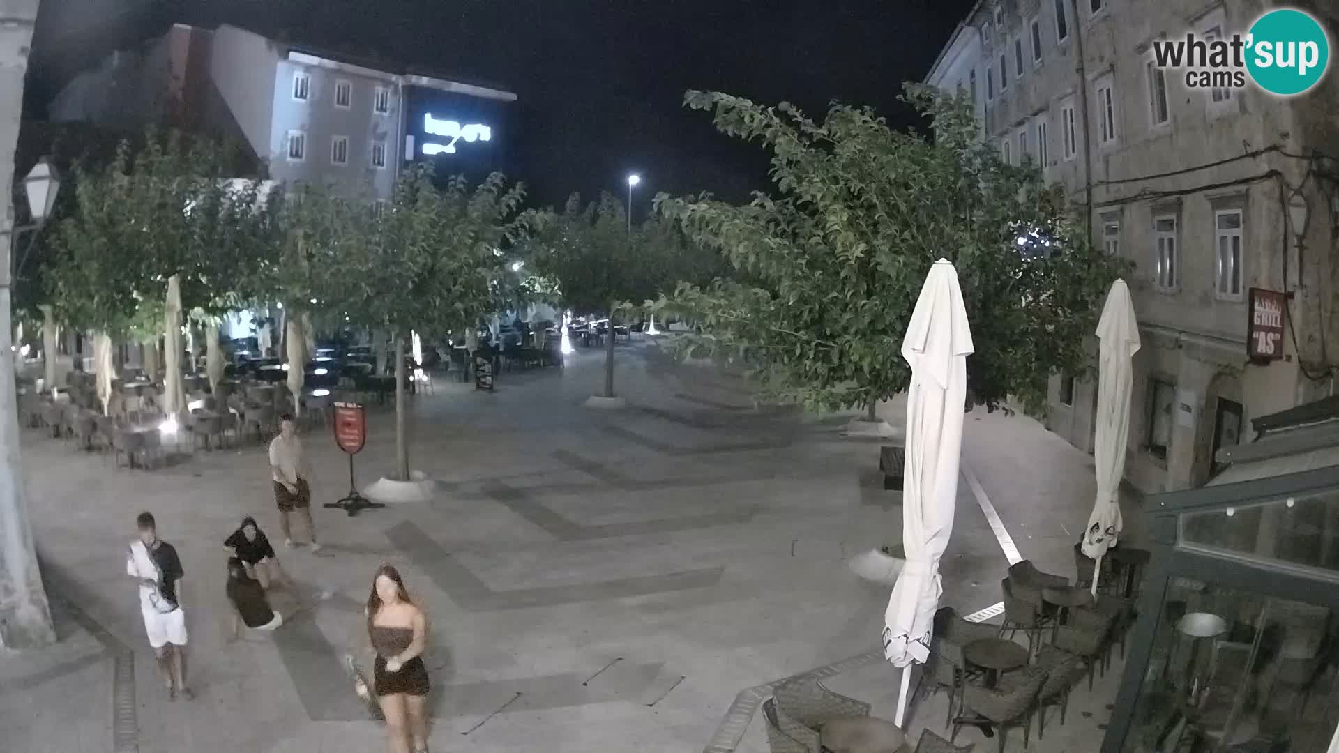 Center of Senj city – Pavlin square – Live Cam Dalmatia