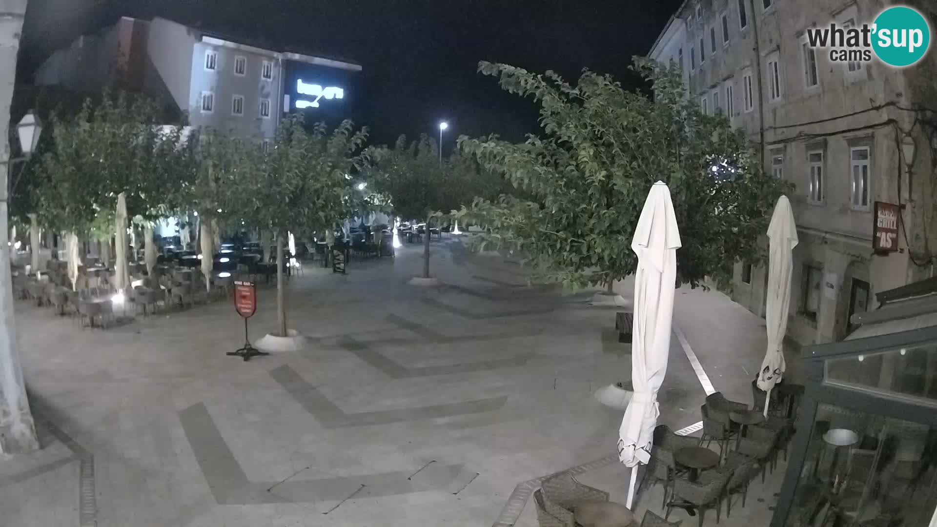 Center of Senj city – Pavlin square – Live Cam Dalmatia