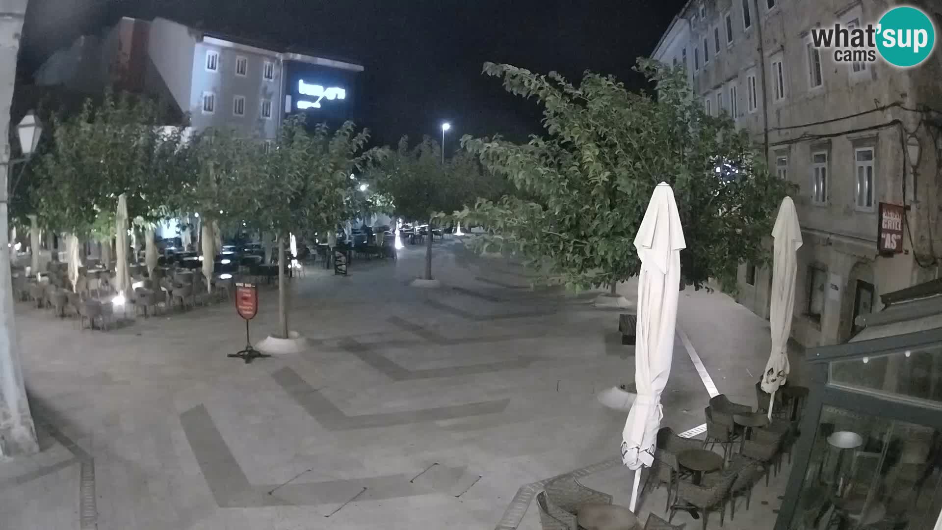 Center of Senj city – Pavlin square – Live Cam Dalmatia