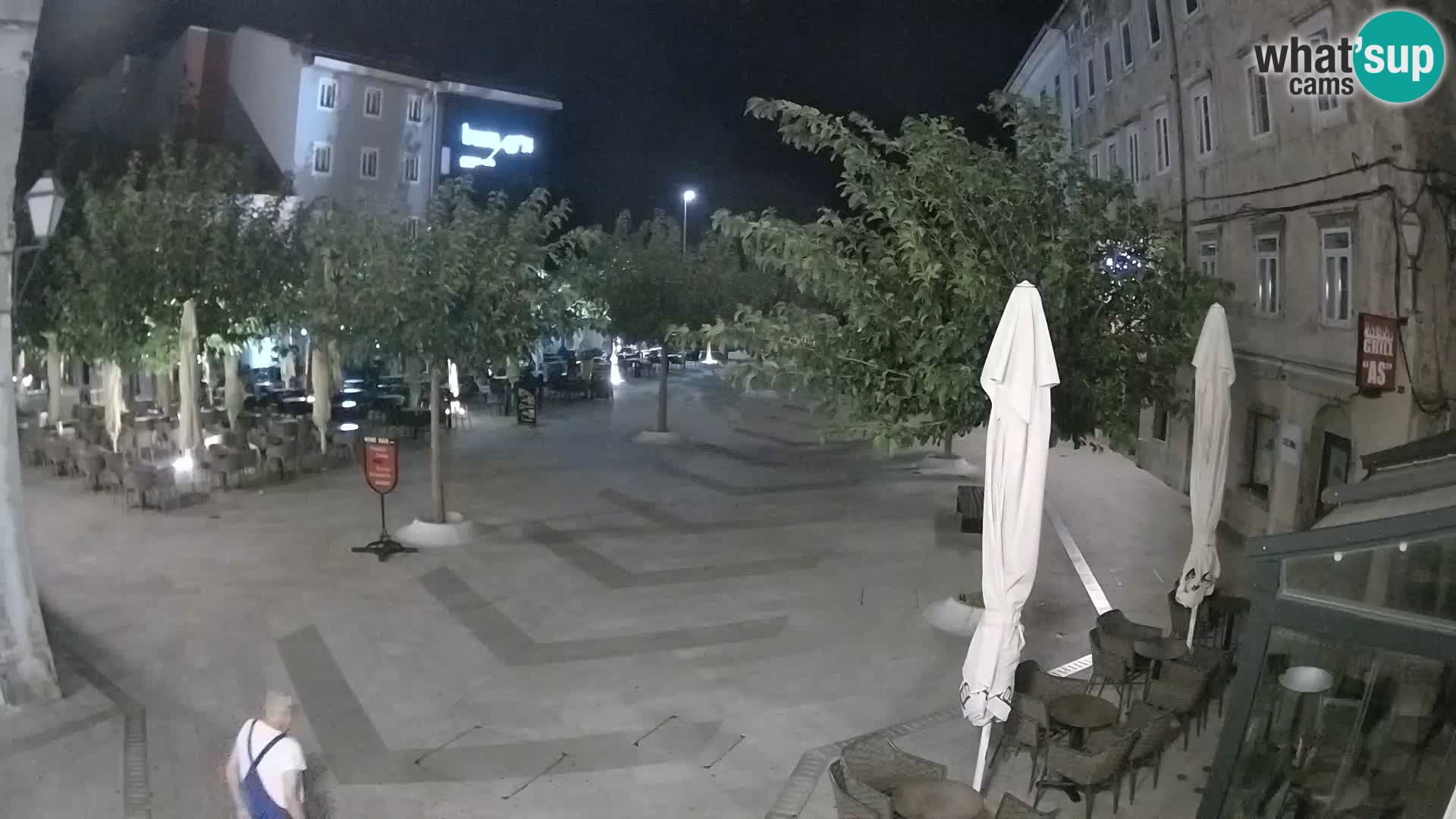 Centre de la ville de Senj – Place Pavlin – Live Cam Dalmatie