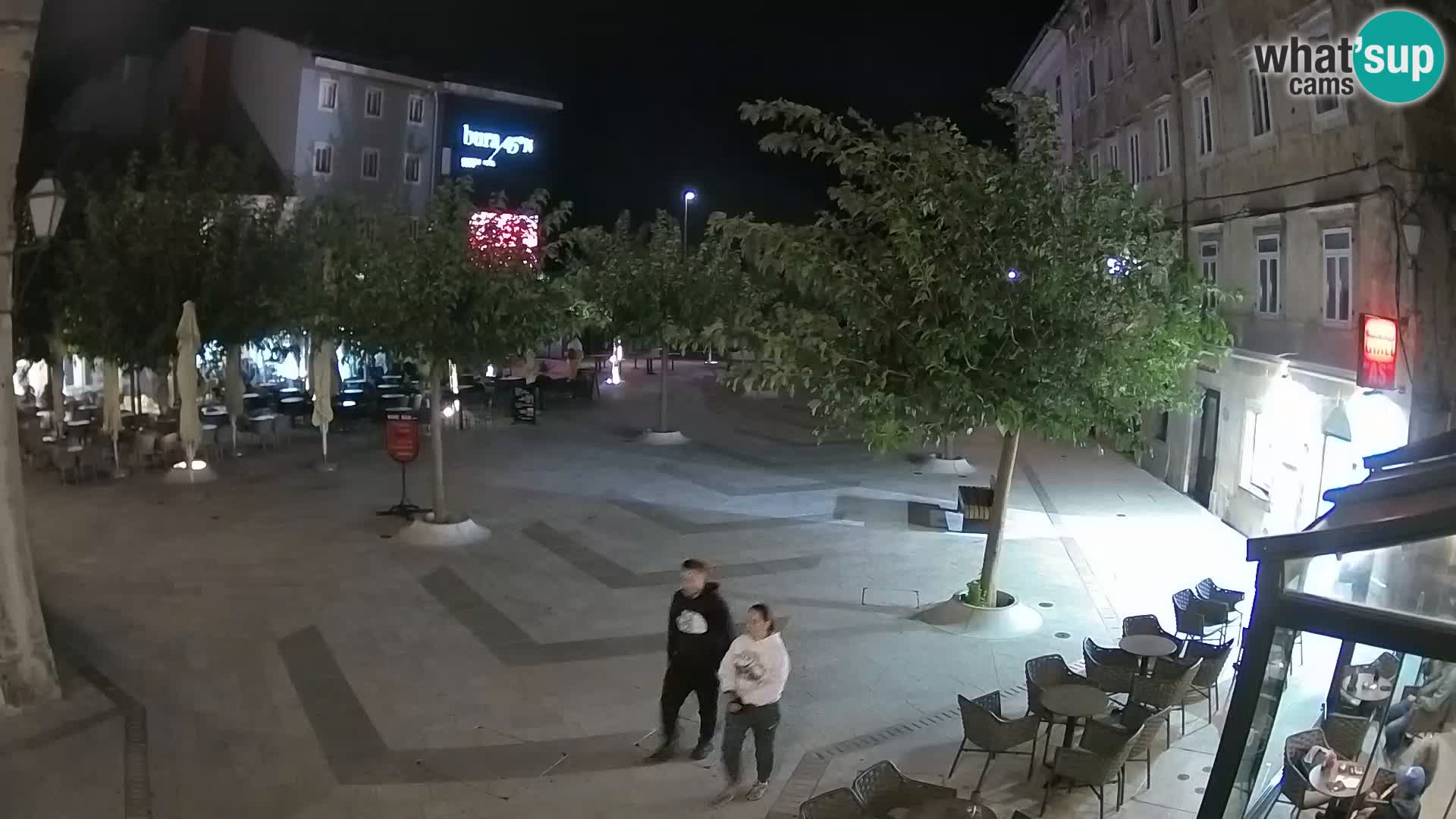 Center of Senj city – Pavlin square – Live Cam Dalmatia