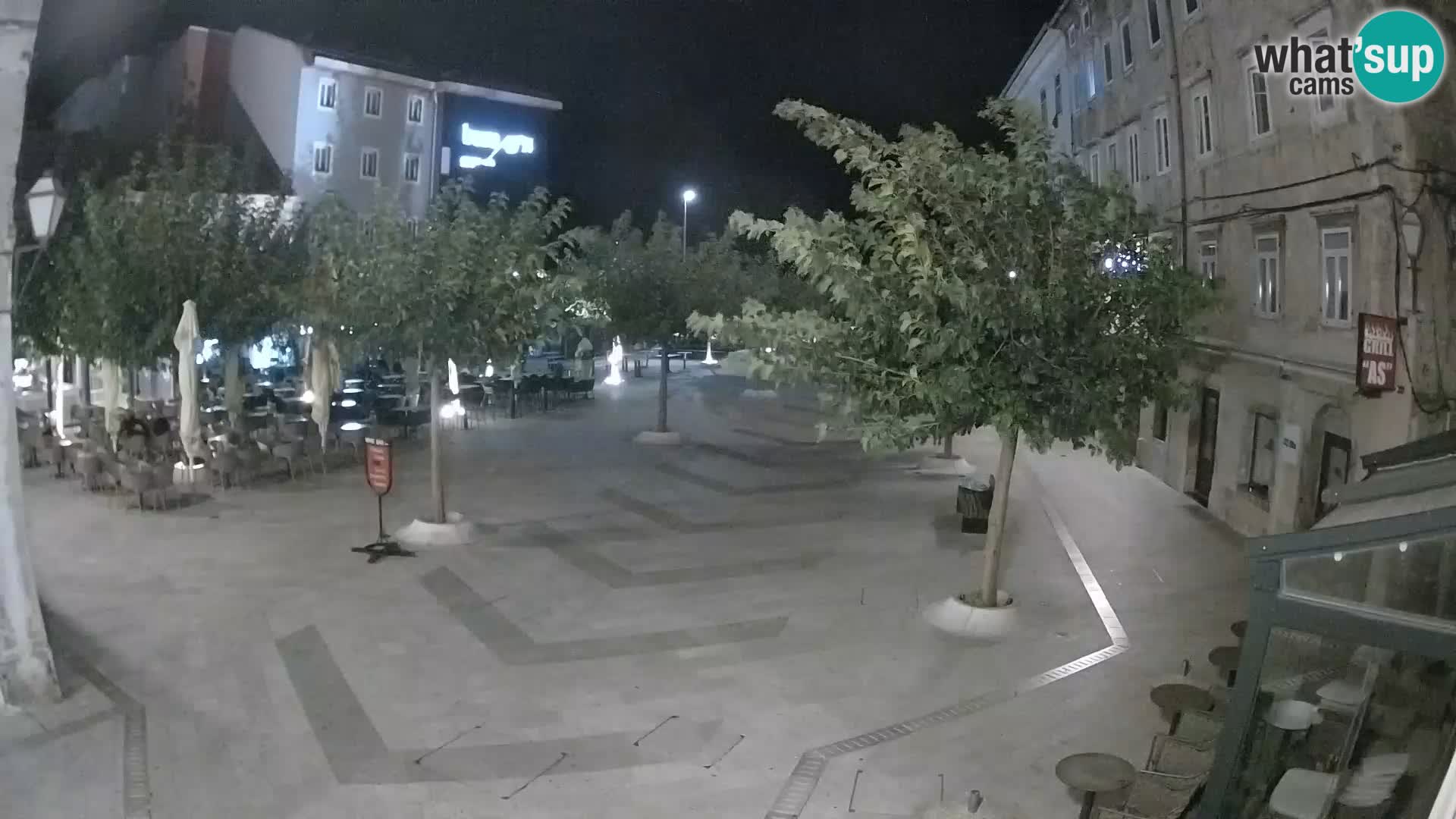 Center of Senj city – Pavlin square – Live Cam Dalmatia