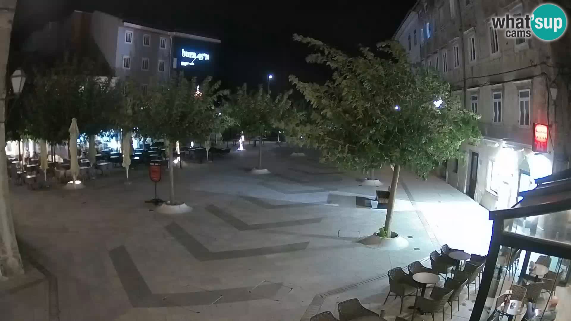 Center mesta Senj – Pavlinski trg – spletne kamere Dalmacija