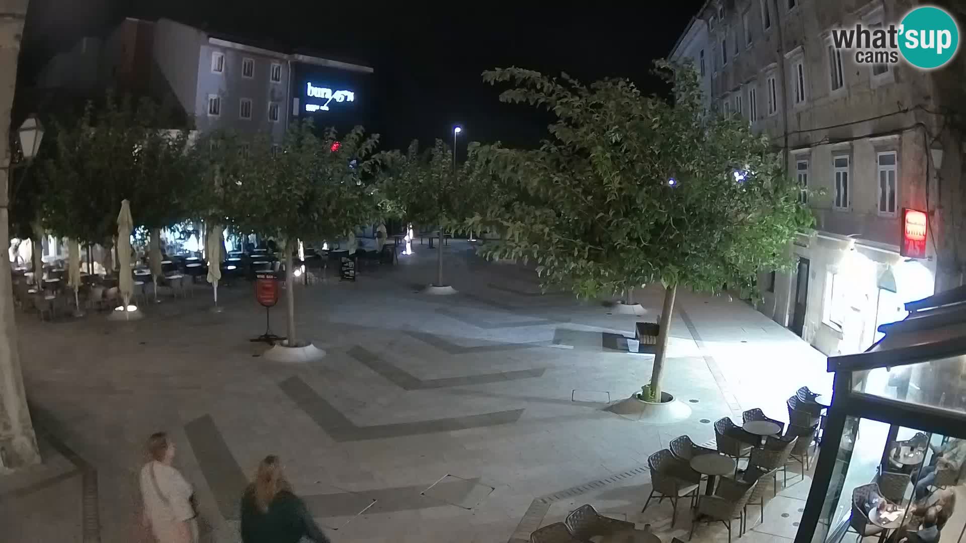 Centro della città di Senj – Piazza Pavlin – Live Cam Dalmazia