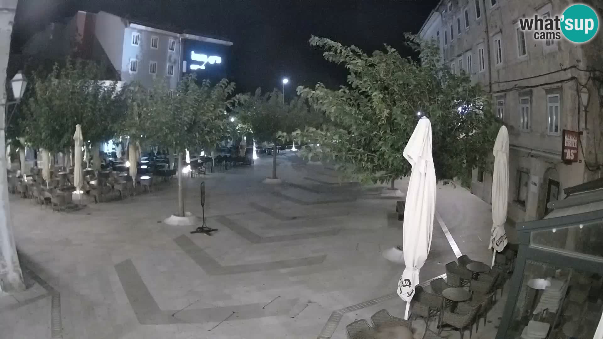 Center of Senj city – Pavlin square – Live Cam Dalmatia