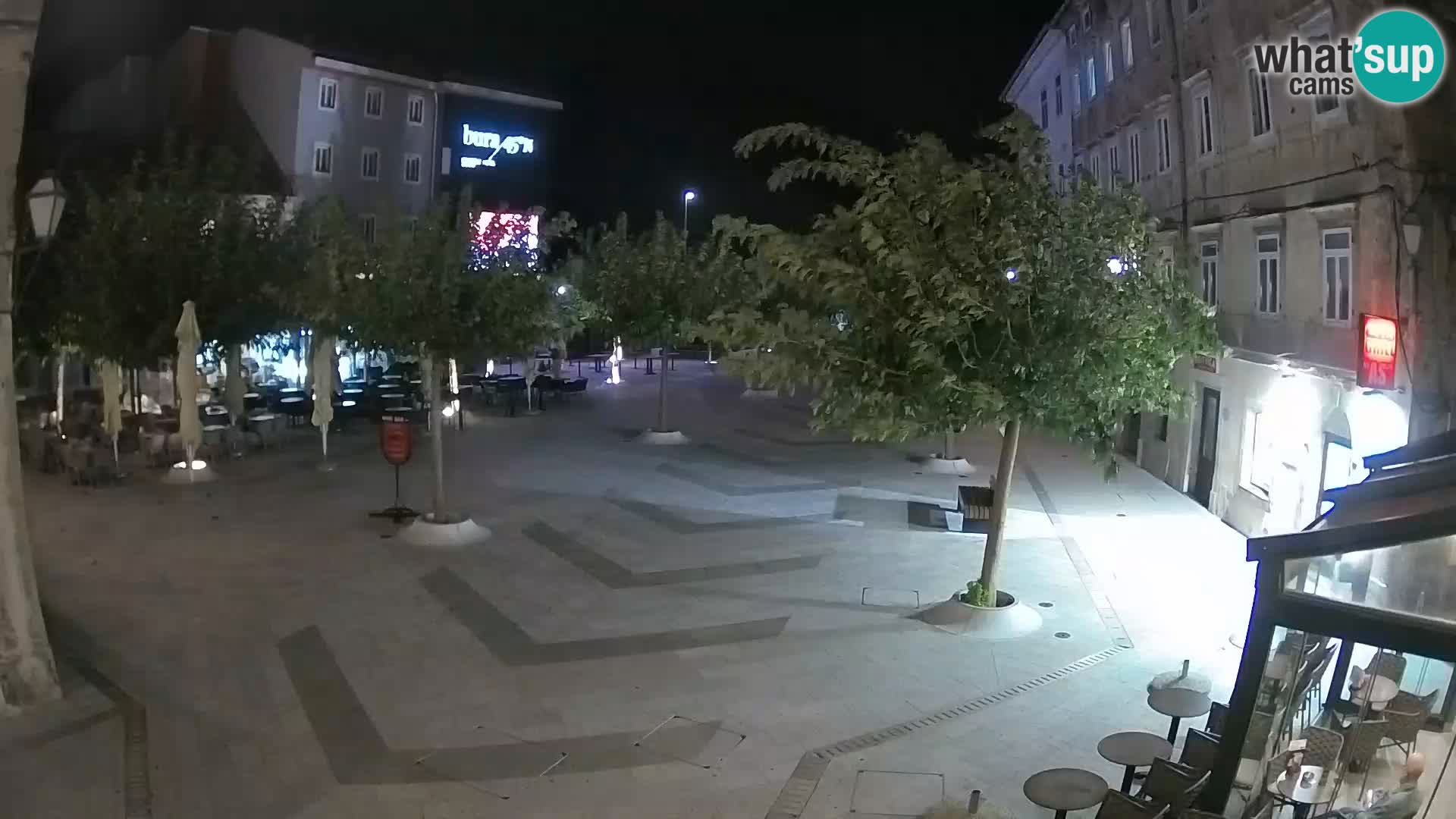 Centro della città di Senj – Piazza Pavlin – Live Cam Dalmazia