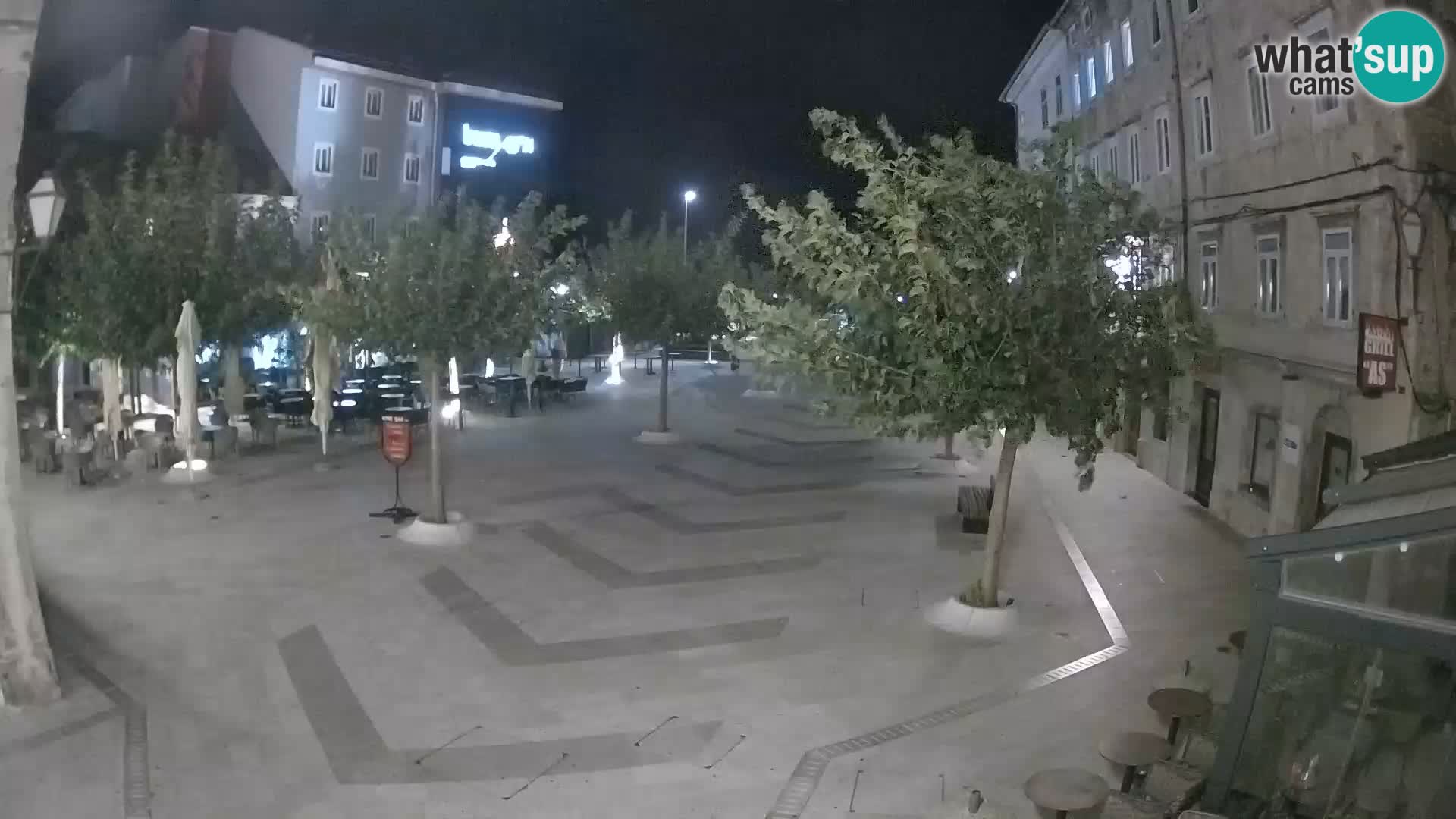 Centro della città di Senj – Piazza Pavlin – Live Cam Dalmazia