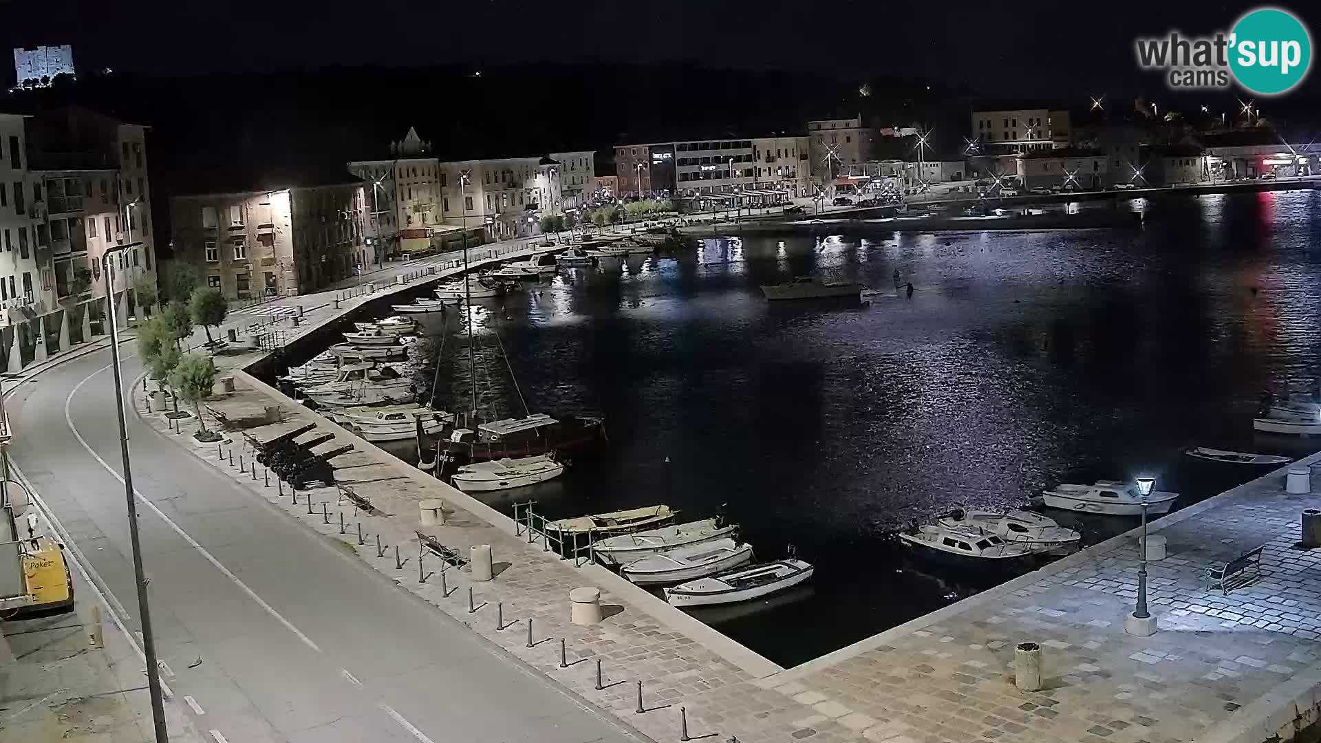 Senj camera en vivo – Vista panorámica de Senj riva