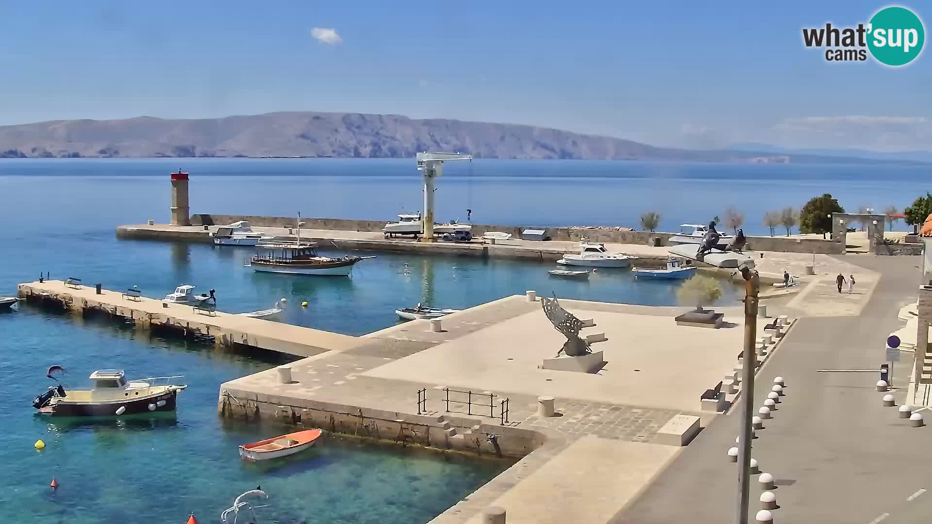 Senj Webcam – Panoramic view of Senj riva