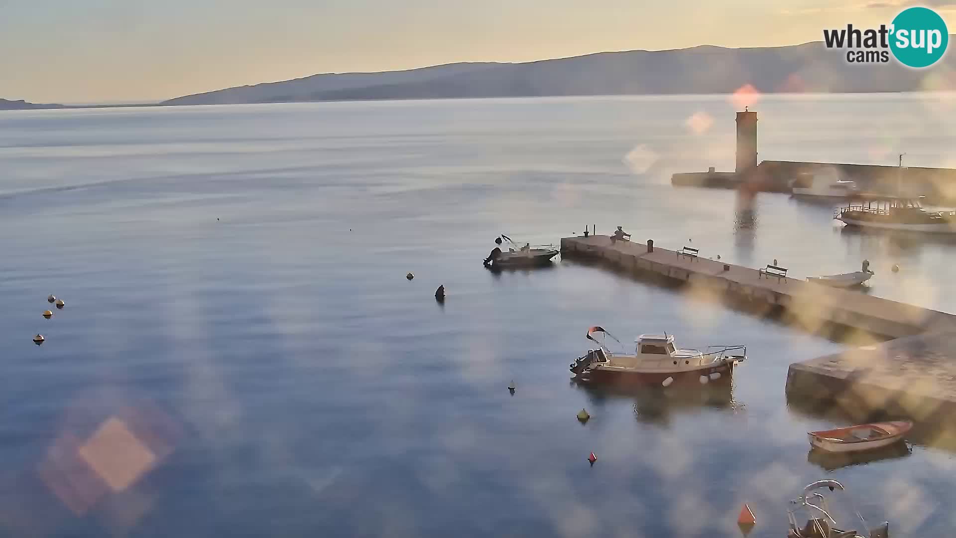 Senj camera en vivo – Vista panorámica de Senj riva