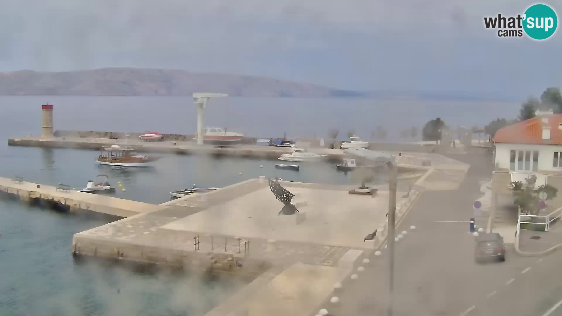 Webcam Segna – Panorama dell’lungomare di Senj