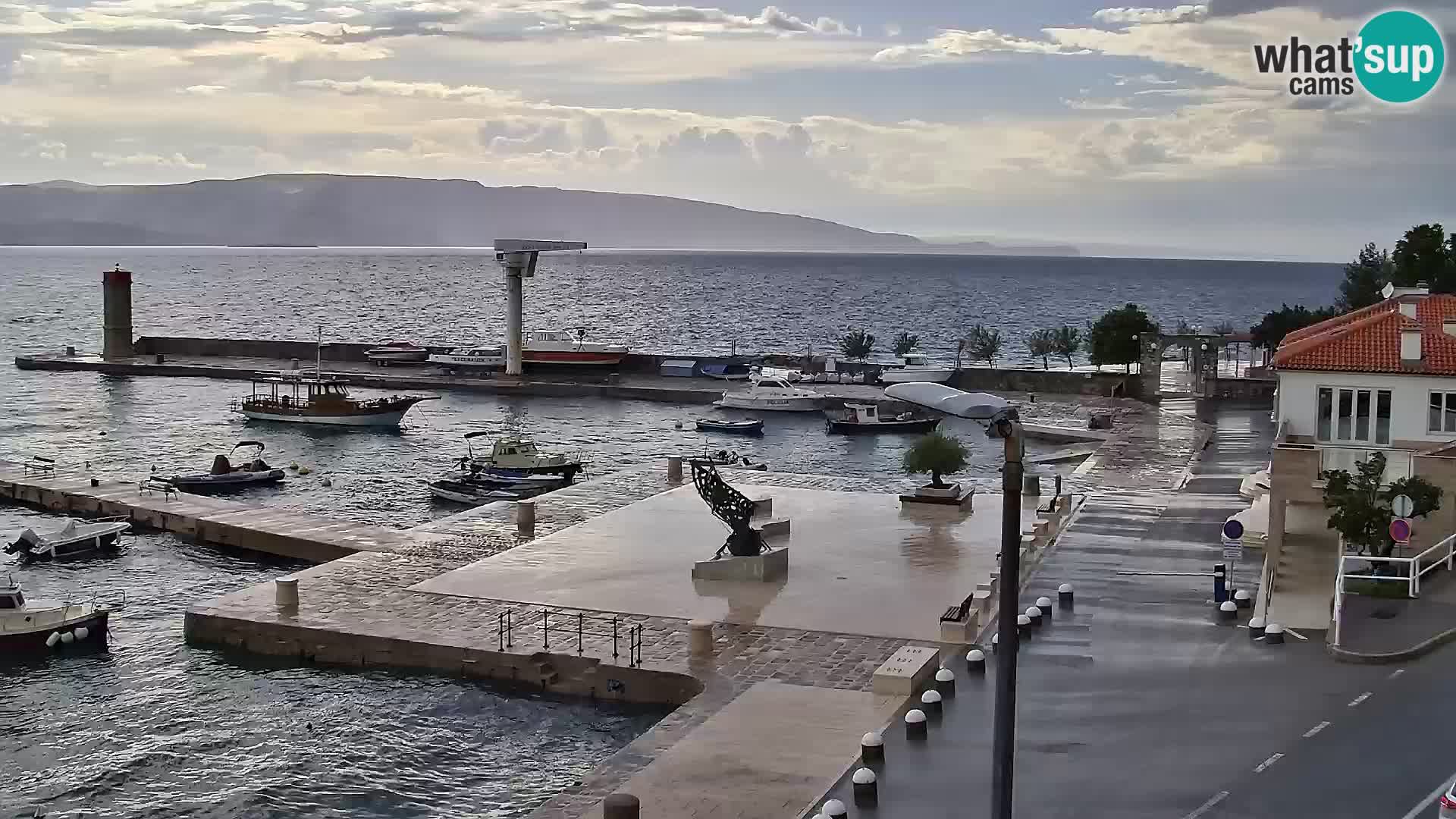 Senj camera en vivo – Vista panorámica de Senj riva