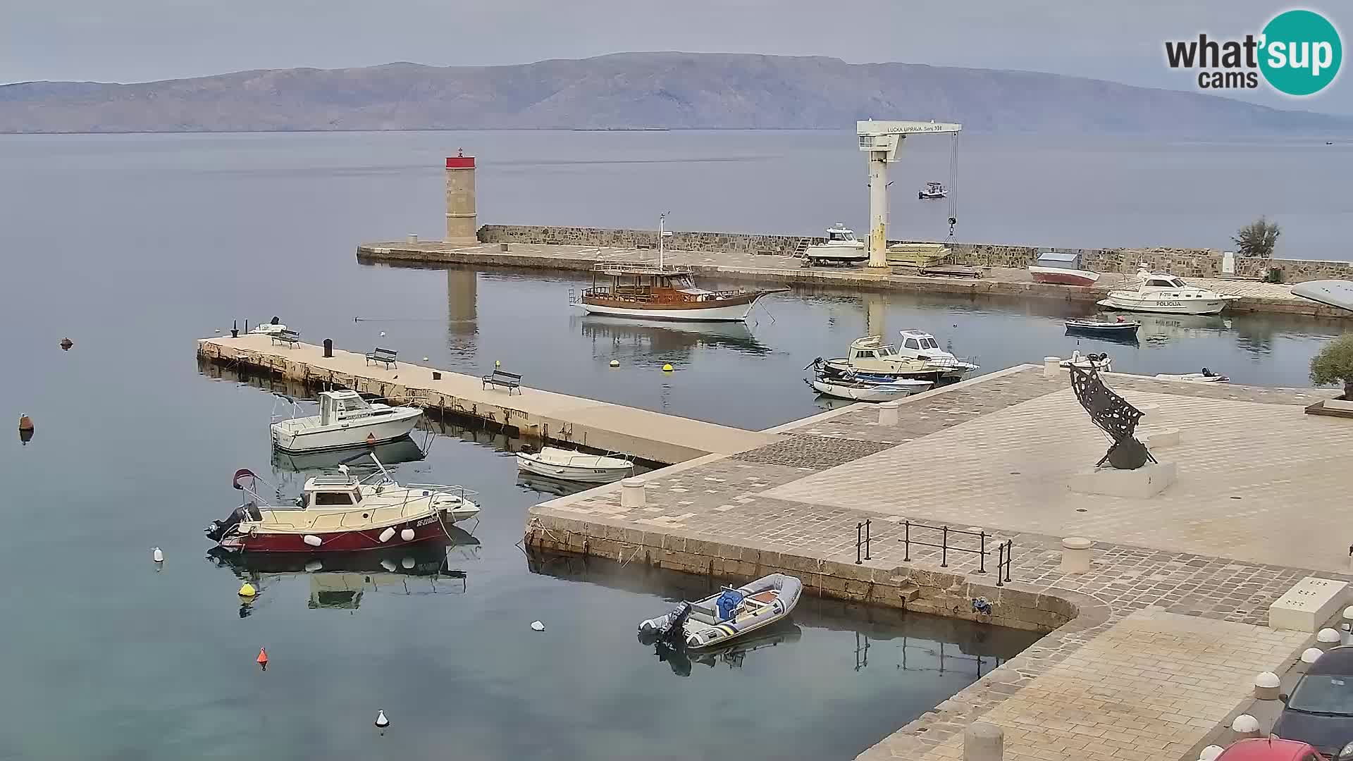 Webcam Segna – Panorama dell’lungomare di Senj