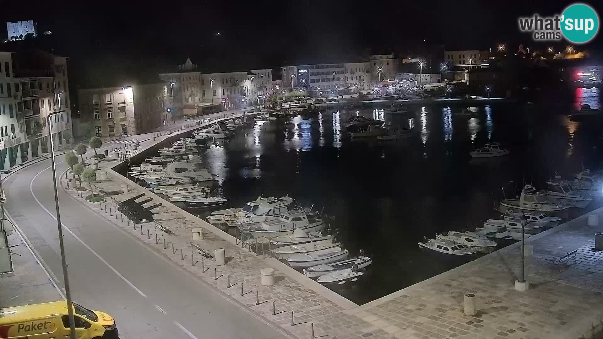 Senj Webcam – Panoramic view of Senj riva