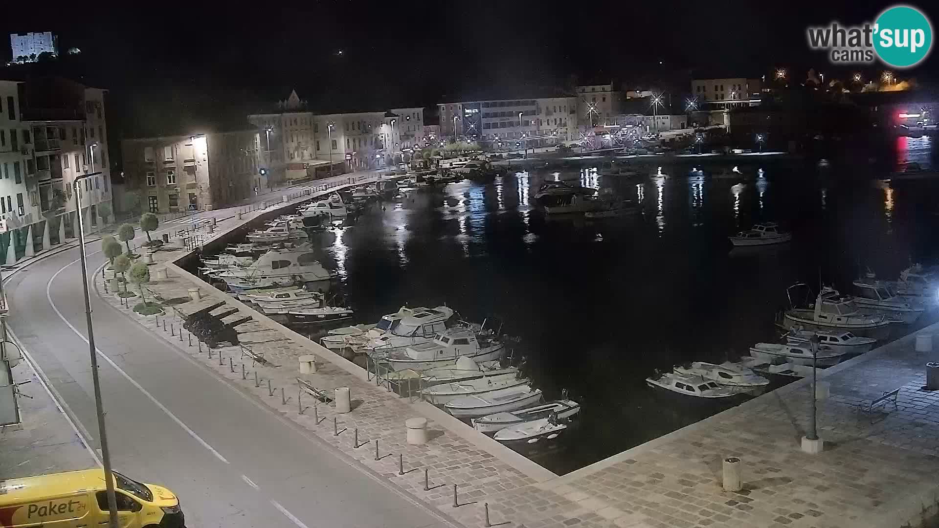 Senj camera en vivo – Vista panorámica de Senj riva