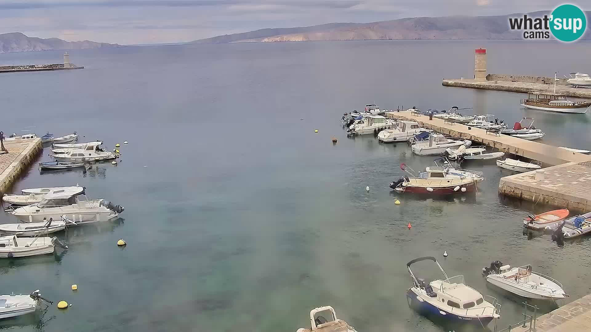 Kamera u živo Senj – Panoramski pogled na senjsku rivu